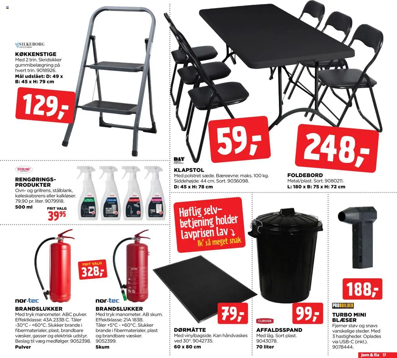 Jem & fix tilbudsavis – gyldig fra 19.10.2025 | Side: 17 | Produkter: Dørmåtte, Ovn