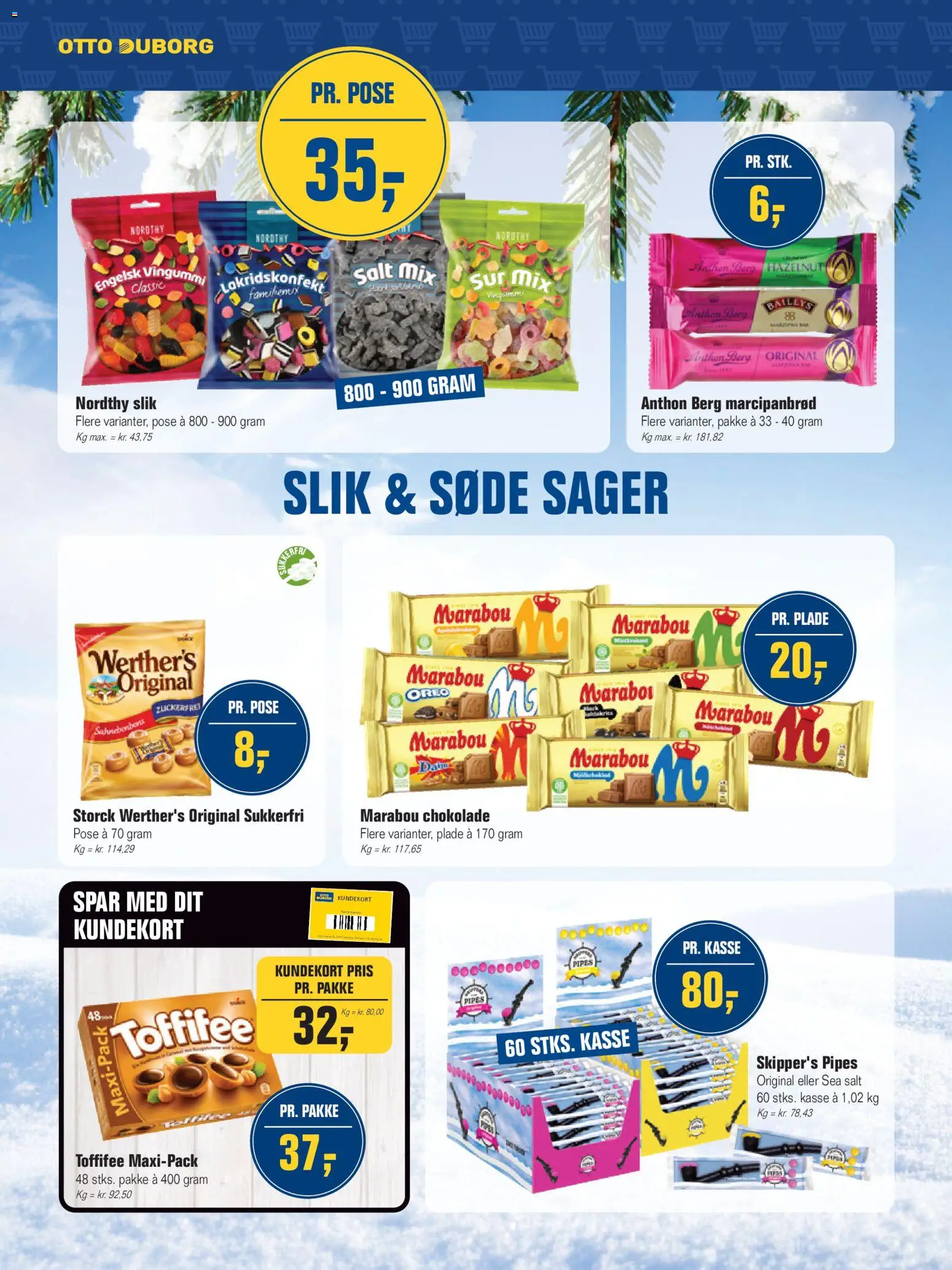 Otto Duborg tilbudsavis – gyldig fra 08.01.2026 | Side: 4 | Produkter: Chokolade, Slik, Salt, Marcipanbrød