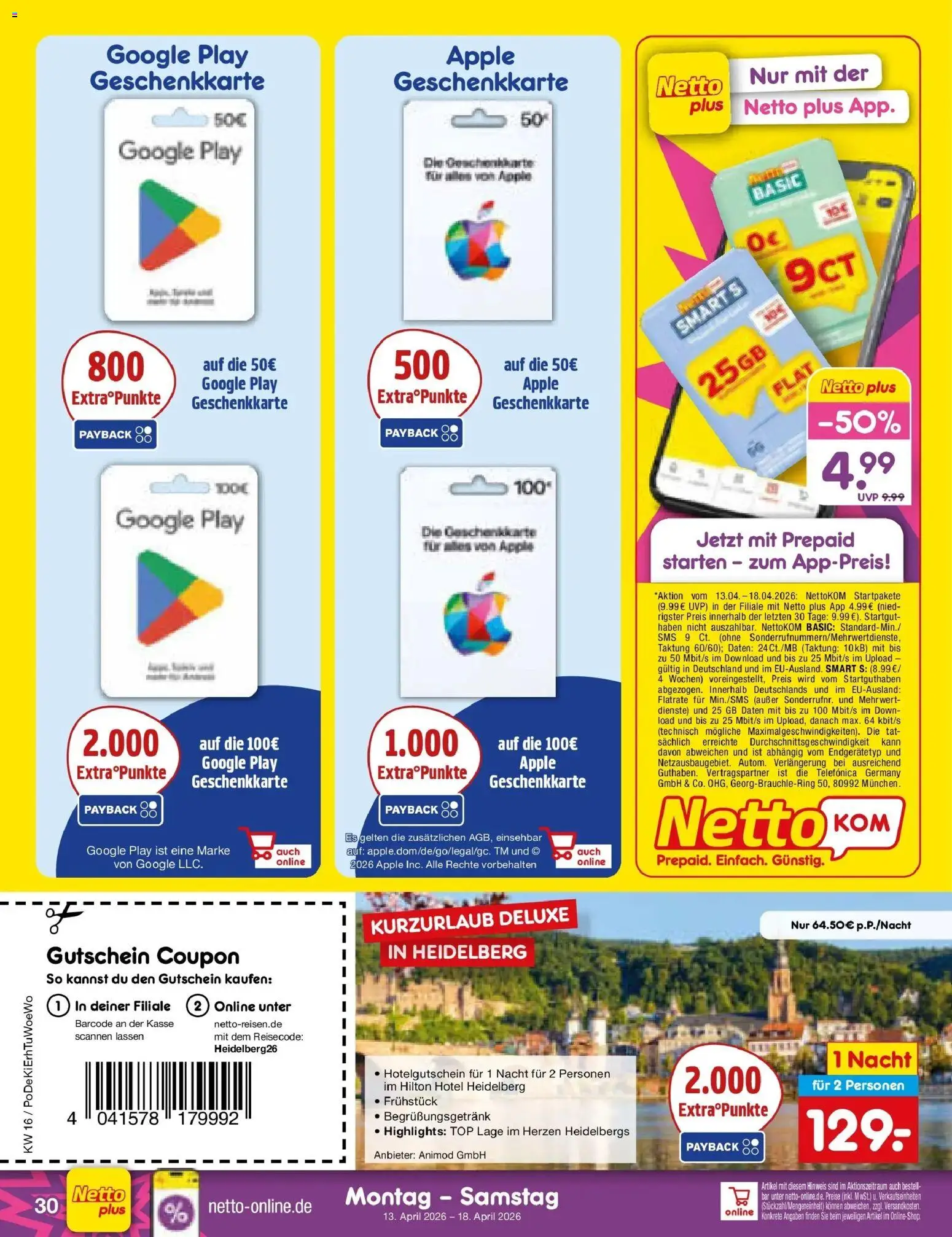 Netto Marken-Discount Prospekt Gemmingen	 – gültig ab 13.04.2026 | Seite: 11 | Produkte: Top, Apple