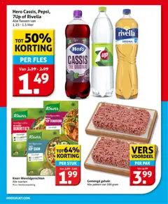 Hoogvliet - Folder - Voorbeeld van een folder van Hoogvliet, geldig van 05.11.2025 | Pagina: 4 | Producten: Fles, Cassis, 7up, Kip