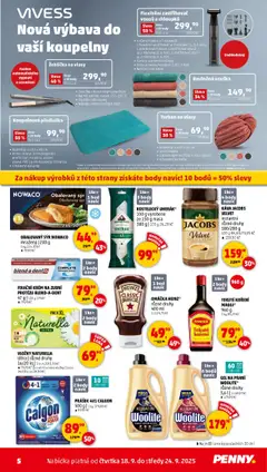 Penny Market leták - Čtvrtečník od 18.09.2025 | Strana: 5 | Produkty: Koření, Zastřihovač, Calgon, LED