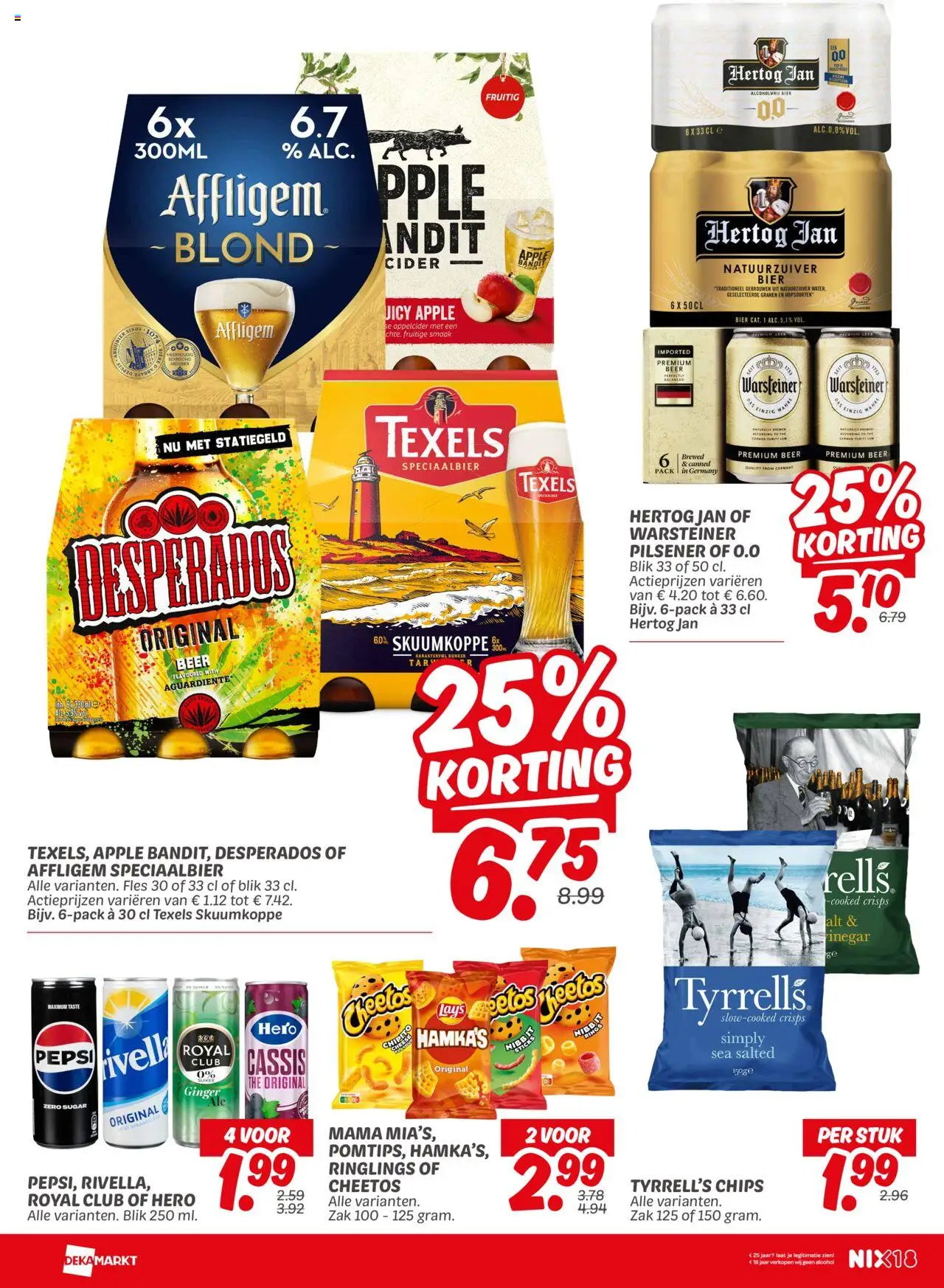  | Pagina: 18 | Producten: Bier, Granen, Borjúlábszár, Cheetos