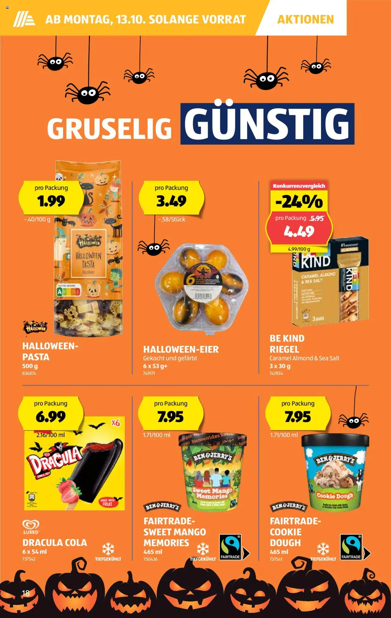 Aldi Aktionen – gültig ab 09.10.2025 | Seite: 19 | Produkte: Pasta, Mango