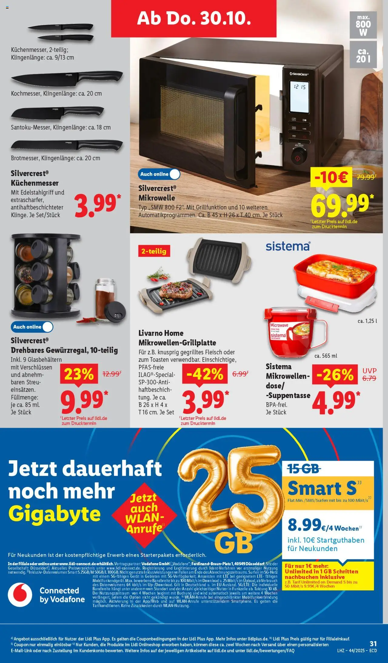 Lidl - Prospekt – gültig ab 27.10.2025 | Seite: 25 | Produkte: Mikrowelle, Fleisch
