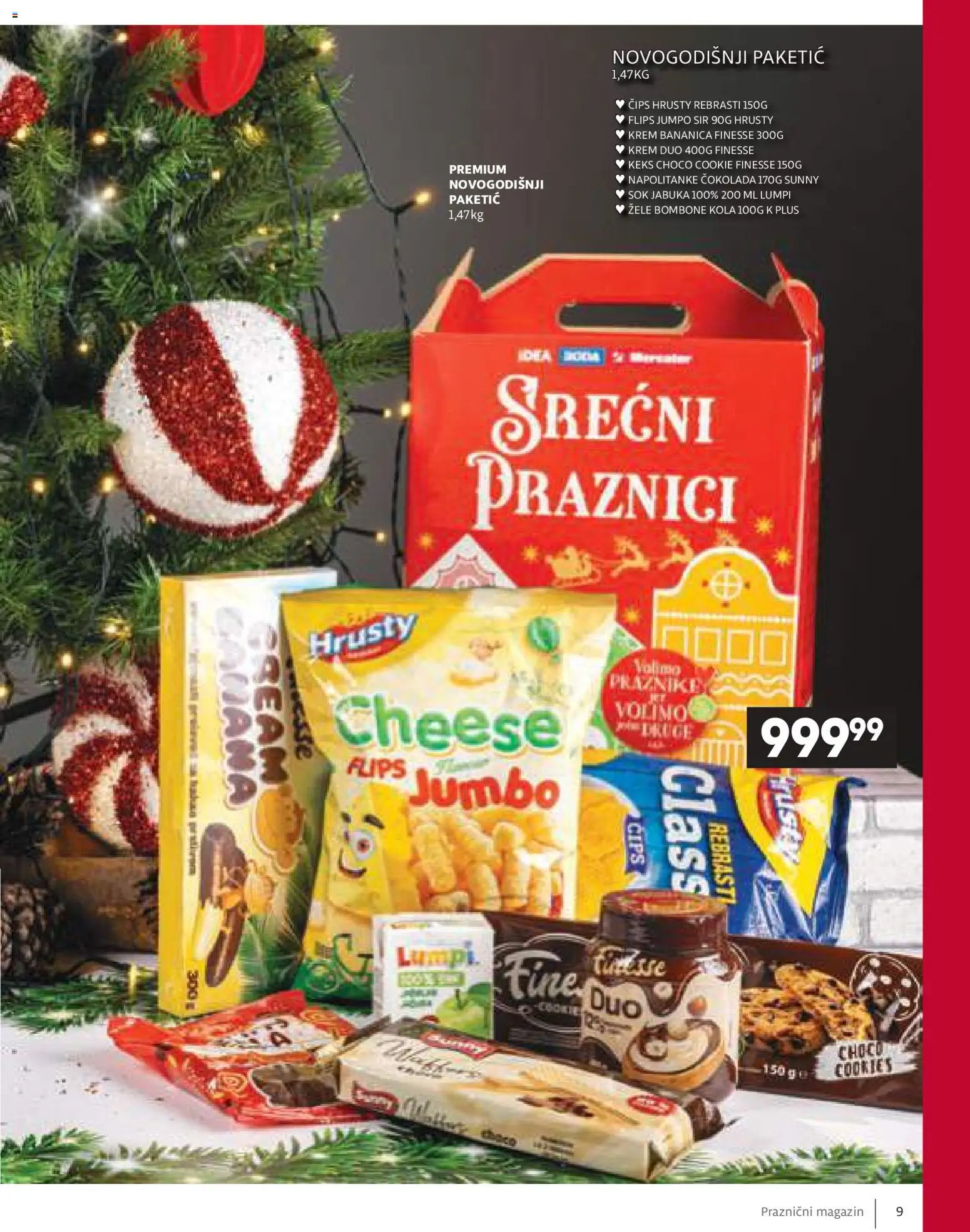 Idea katalog - važi od 11.12.2025 | Strana: 9 | Proizvode: Banana, Čips, Čokolada, Sok