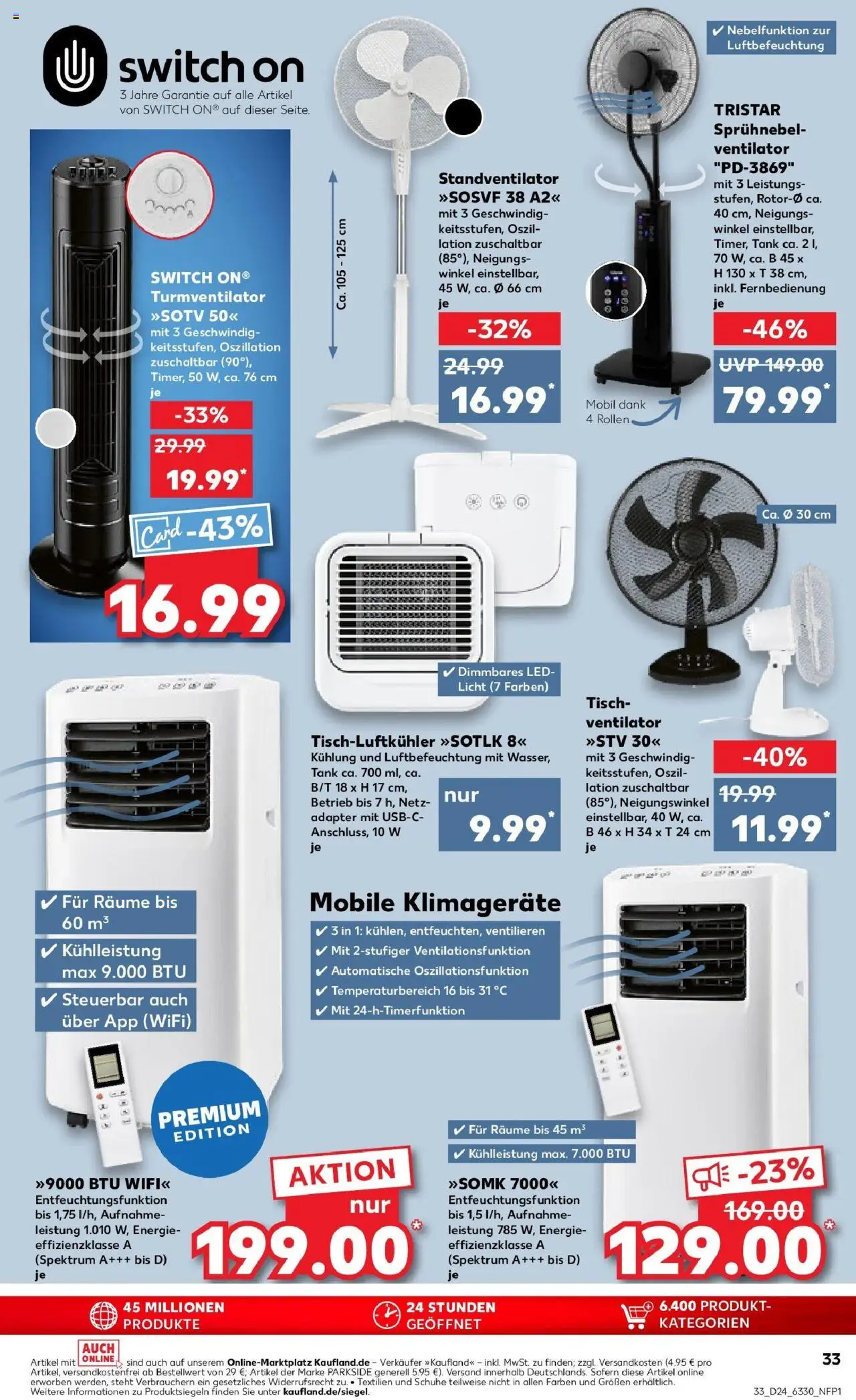 Kaufland prospekt Stadthagen	 - gültig ab dem 16.06.2025 | Seite: 48 | Produkte: Adapter, Ventilator, Tisch, Turmventilator