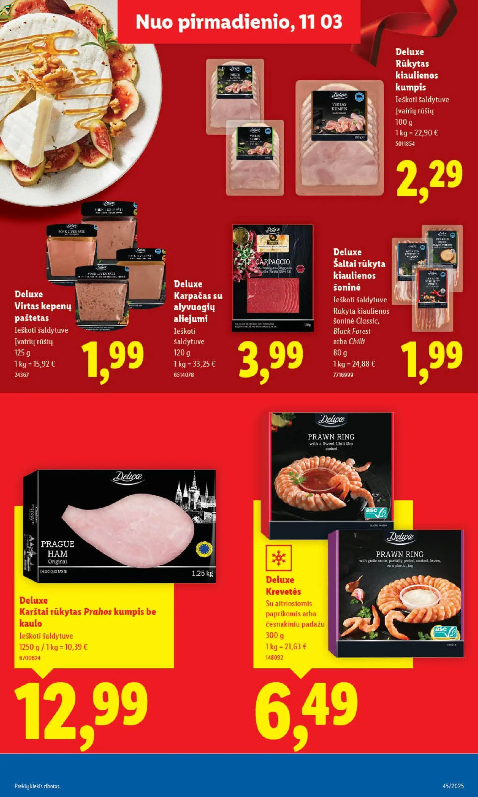 LIDL akcijos nuo 06.11.2025 | Puslapis: 23 | Prekių: Kiaulienos, Kumpis