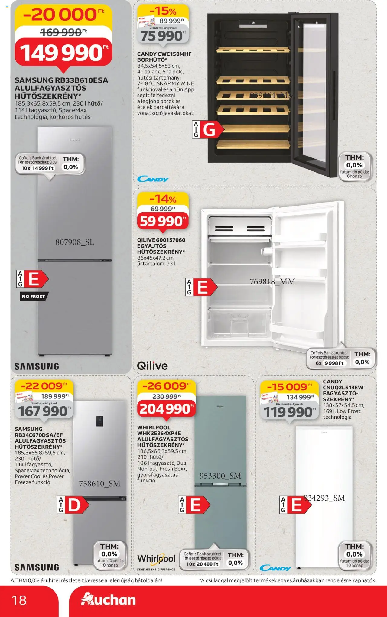 Auchan akciós ujság - amely érvényes a következő dátumtól: 19.06.2025 | Oldal: 18 | Termékek: Samsung