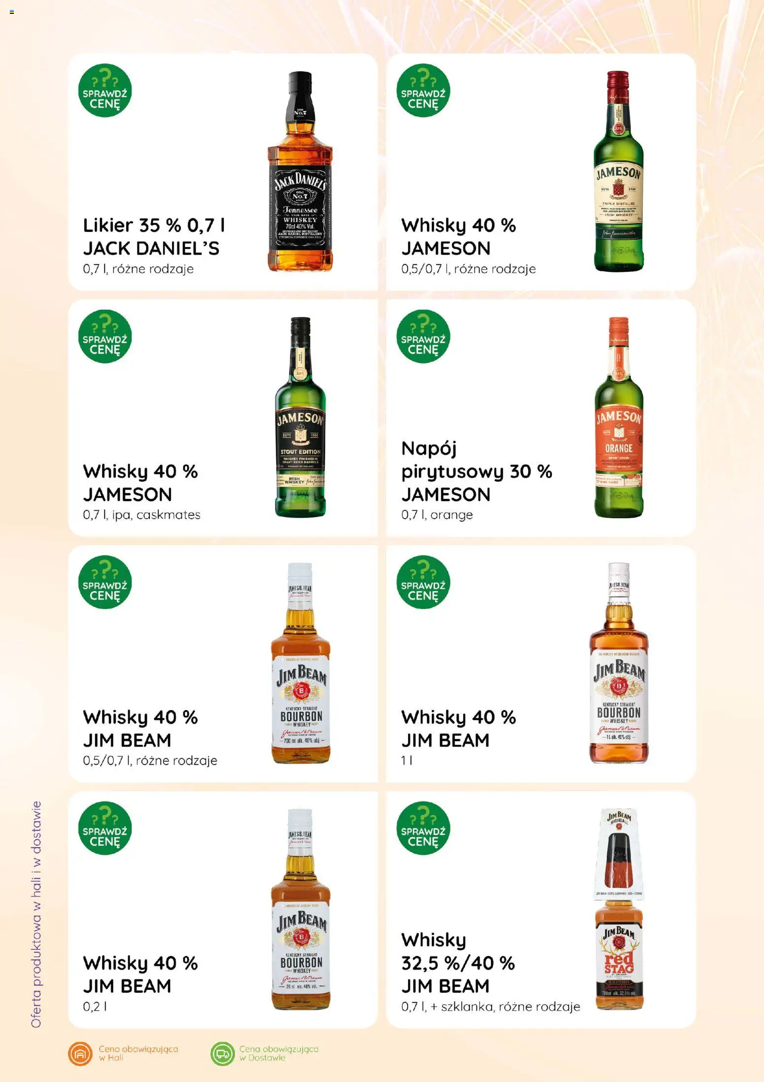 Eurocash Gazetka - Katalog Alkoholowy od 01.01.2026 | Strona: 28 | Produkty: Bourbon, Jim Beam, Jack Daniel's, Whisky