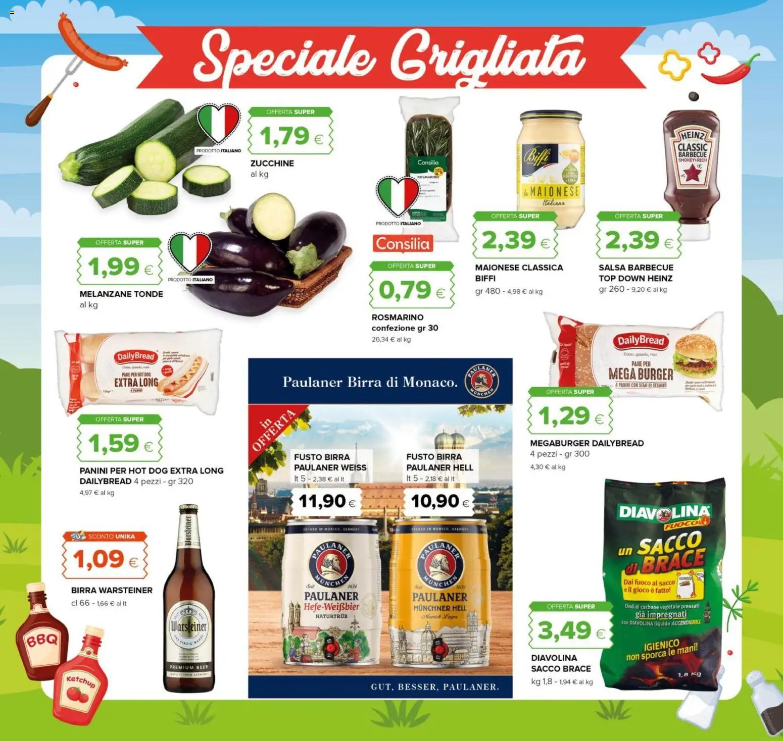 Volantino Oasi del 23.04.2026 | Pagina: 23 | Prodotti: Ketchup, Maionese, Salsa, Melanzane