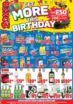 Boxer eSwatini - Specials │ valid from 24.07.2025 | Page: 8 | Products: Iron, Bleach, Hot plate, Kiwi