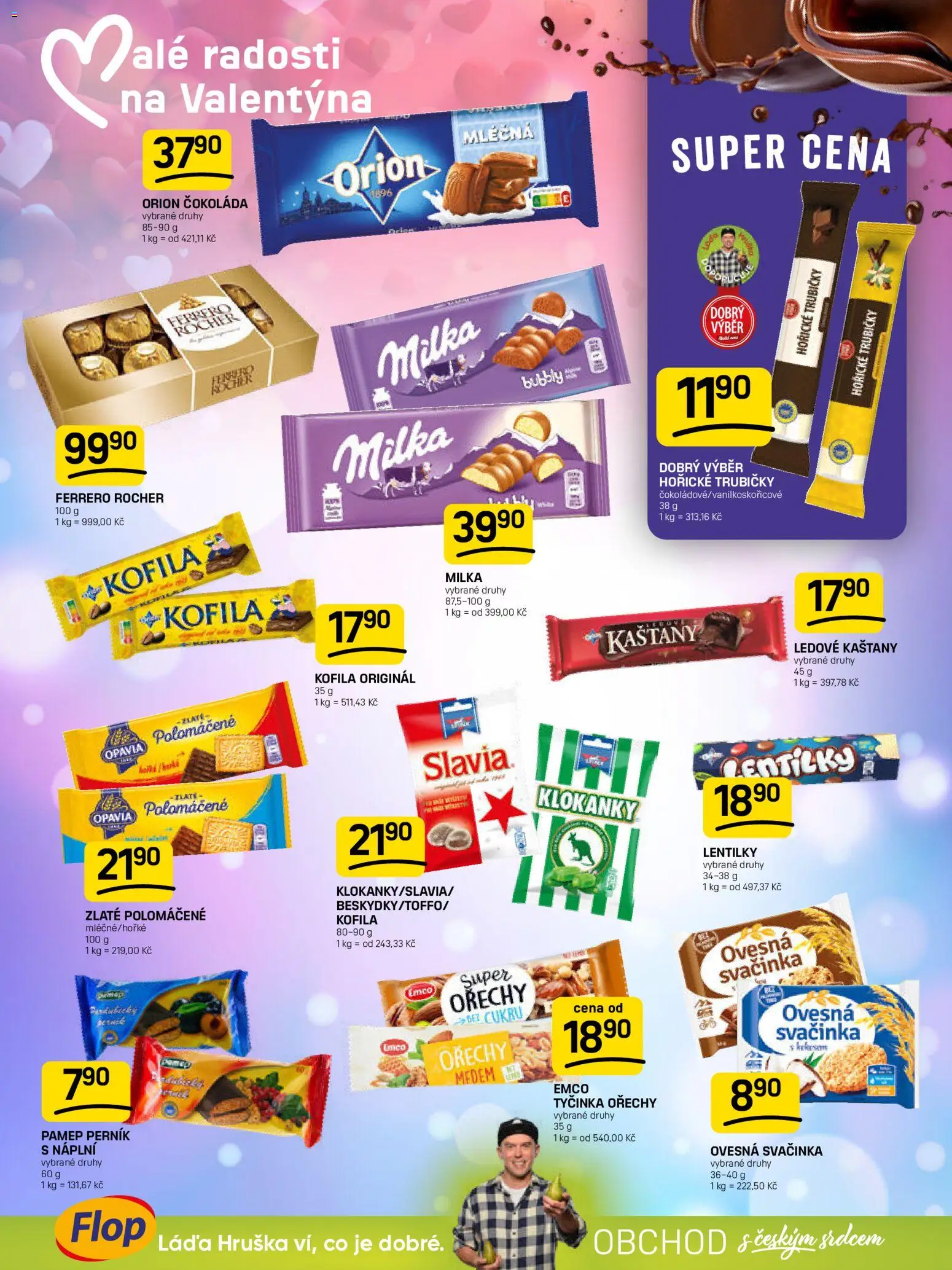 Flop leták od 04.02.2026 | Strana: 9 | Produkty: Ferrero Rocher, Čokoláda, Perník, Kofila