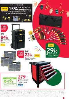 Mr. Bricolage - Prévisualisation de Mr. Bricolage Noël nous Rapproche valide à partir de 03.12.2025 | Page: 7 | Produits: Sac, Pinces, Plateau, Servante D'Atelier