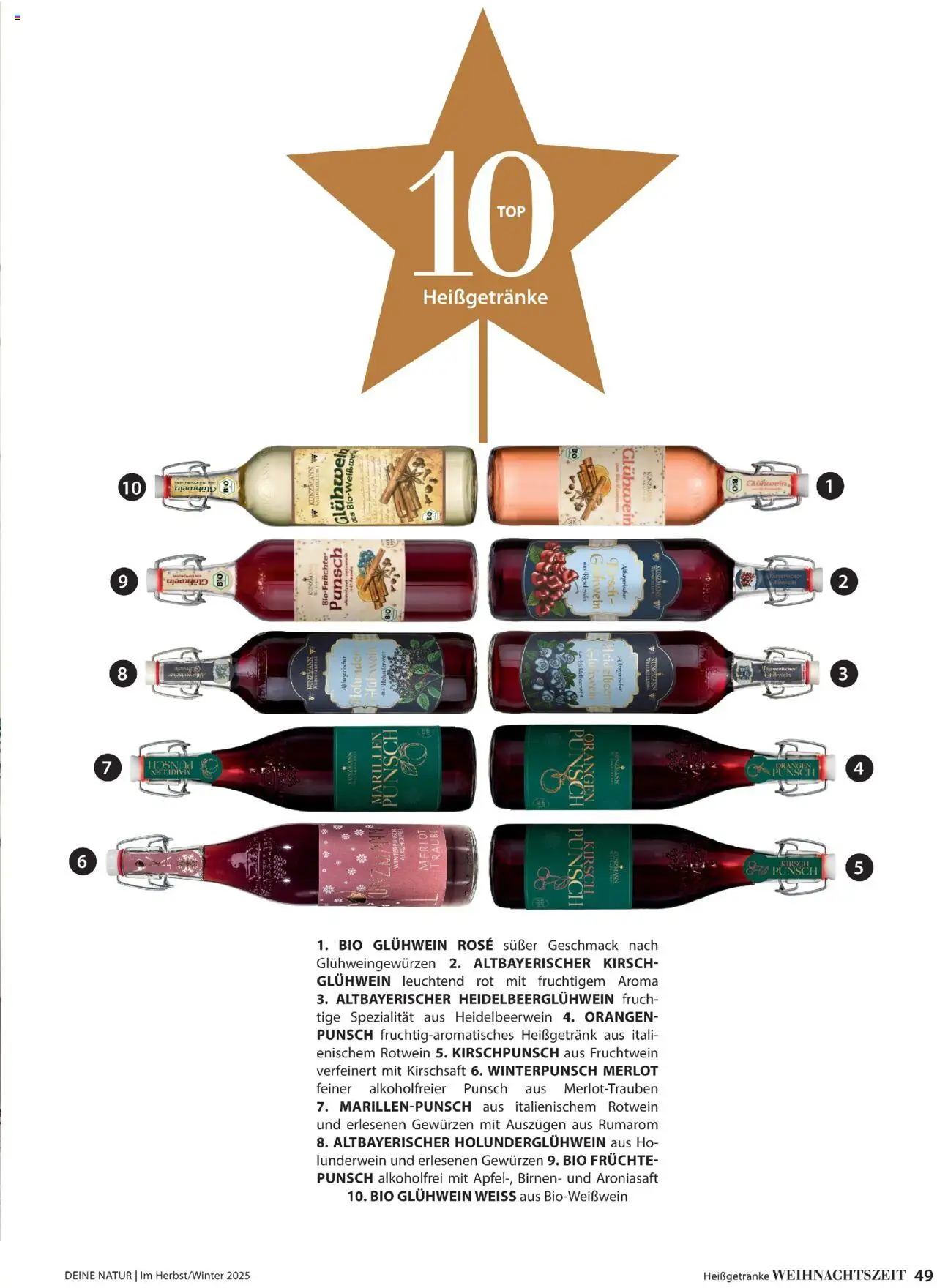 Dehner Prospekt Deine Natur – gültig ab 09.10.2025 | Seite: 49 | Produkte: Rotwein, Merlot, Orangen