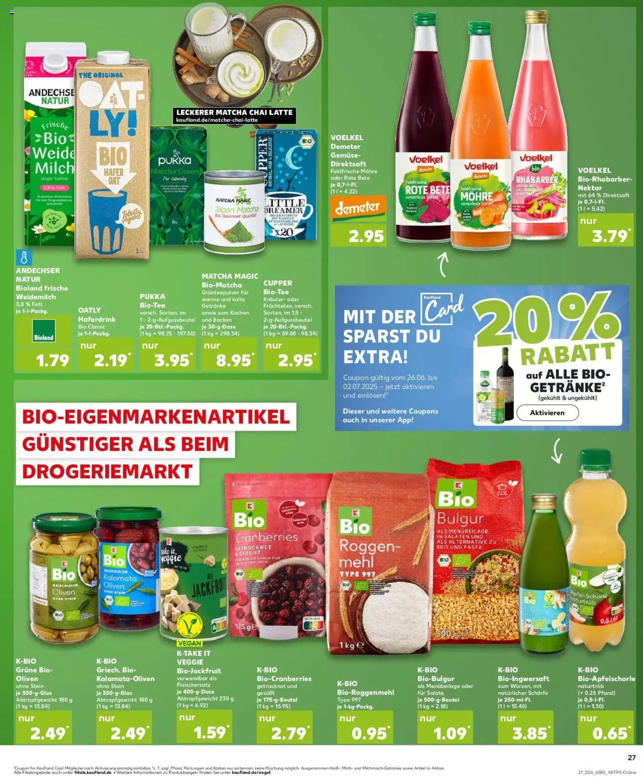 Kaufland prospekt Leer (Ostfriesland)	 - gültig ab dem 29.06.2025 | Seite: 6 | Produkte: Milch, Apple, Haferdrink, Pasta