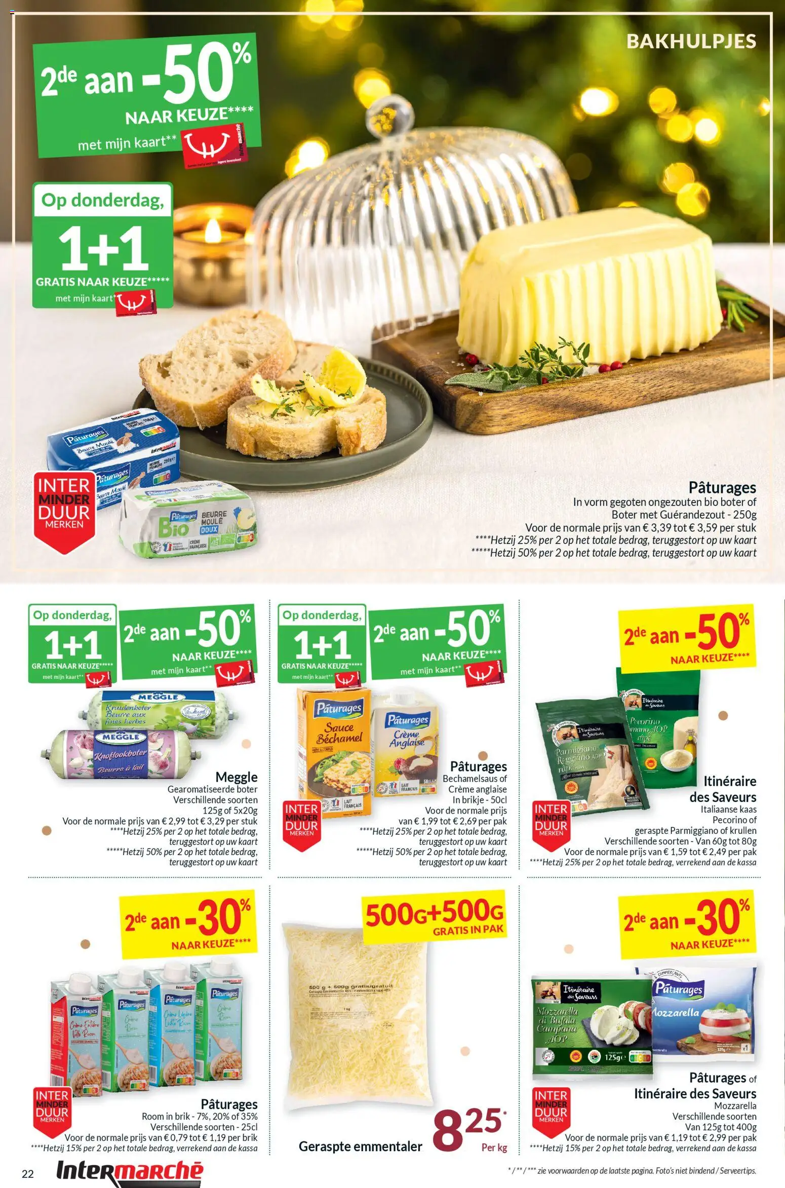 {H1} | Pagina: 22 | Producten: Szeletelt bacon, Crème, Boter, Kaas