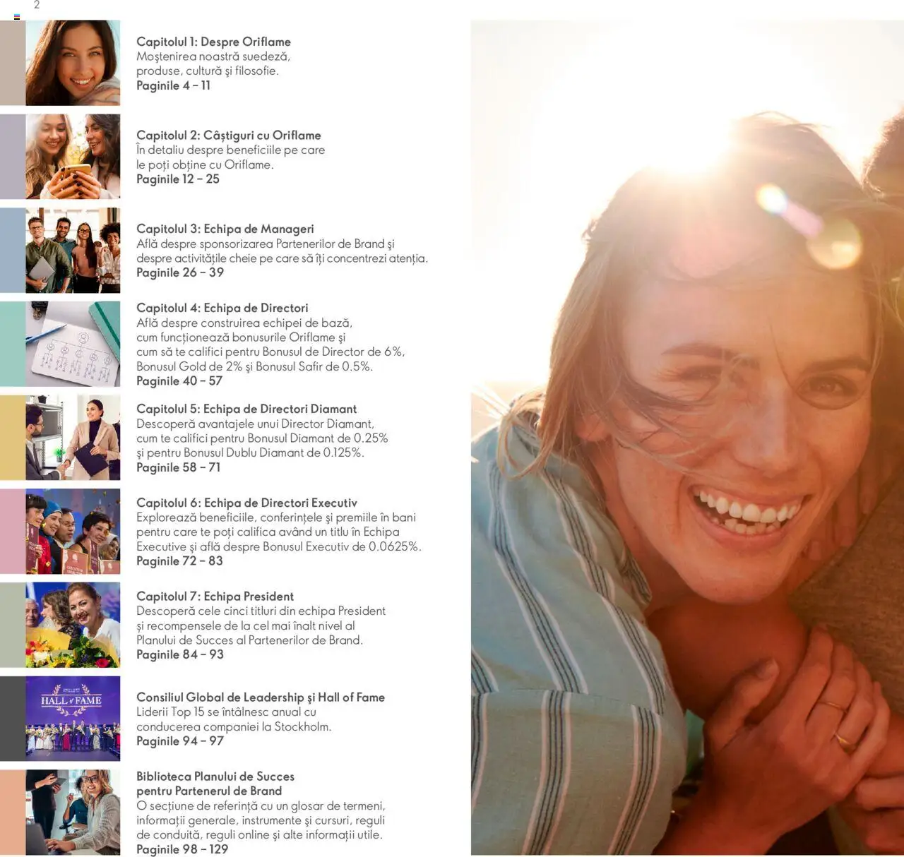 Oriflame catalog - Planul de Succes pentru Partenerul de Brand – valabil de la 09.07.2024 | Pagină: 2 | Produse: Top, Bibliotecă