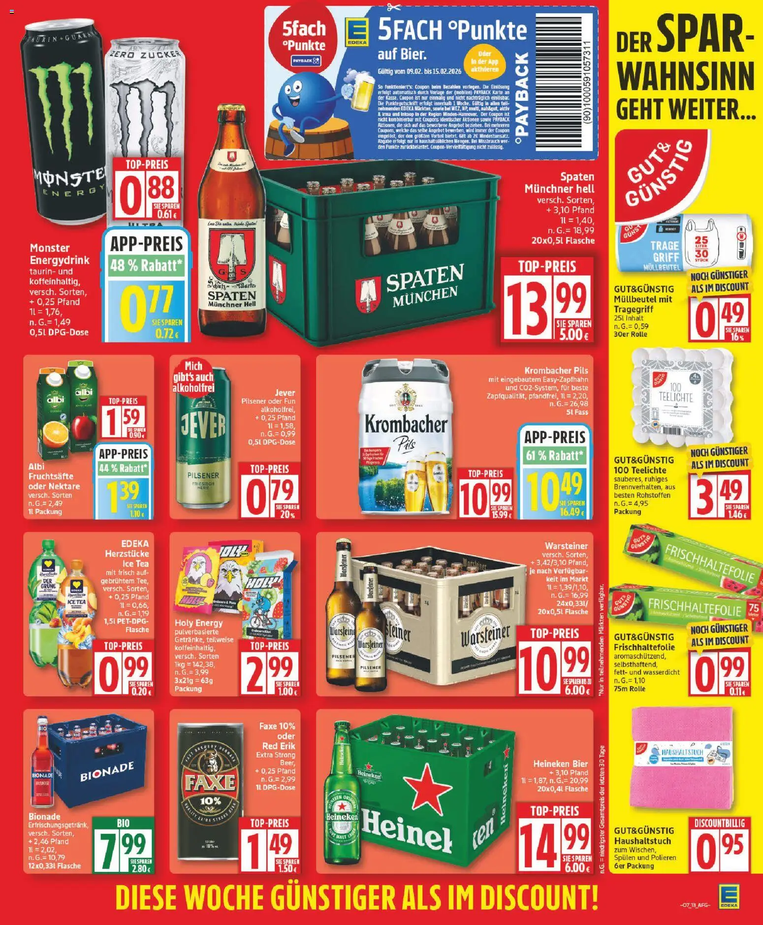 Edeka Prospekt 	 – gültig ab 09.02.2026 | Seite: 13