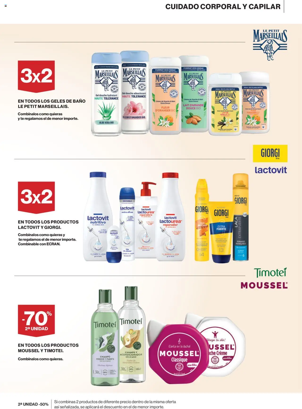 Hipercor catálogo │ válido desde el 19.06.2025 | Página: 7 | Productos: Champú, Acondicionador, Mousse, Body