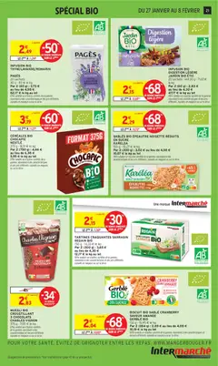 Intermarché - Prévisualisation de Intermarché - 34% en avantage carte sur une sélection de produits valide à partir de 27.01.2026 | Page: 21