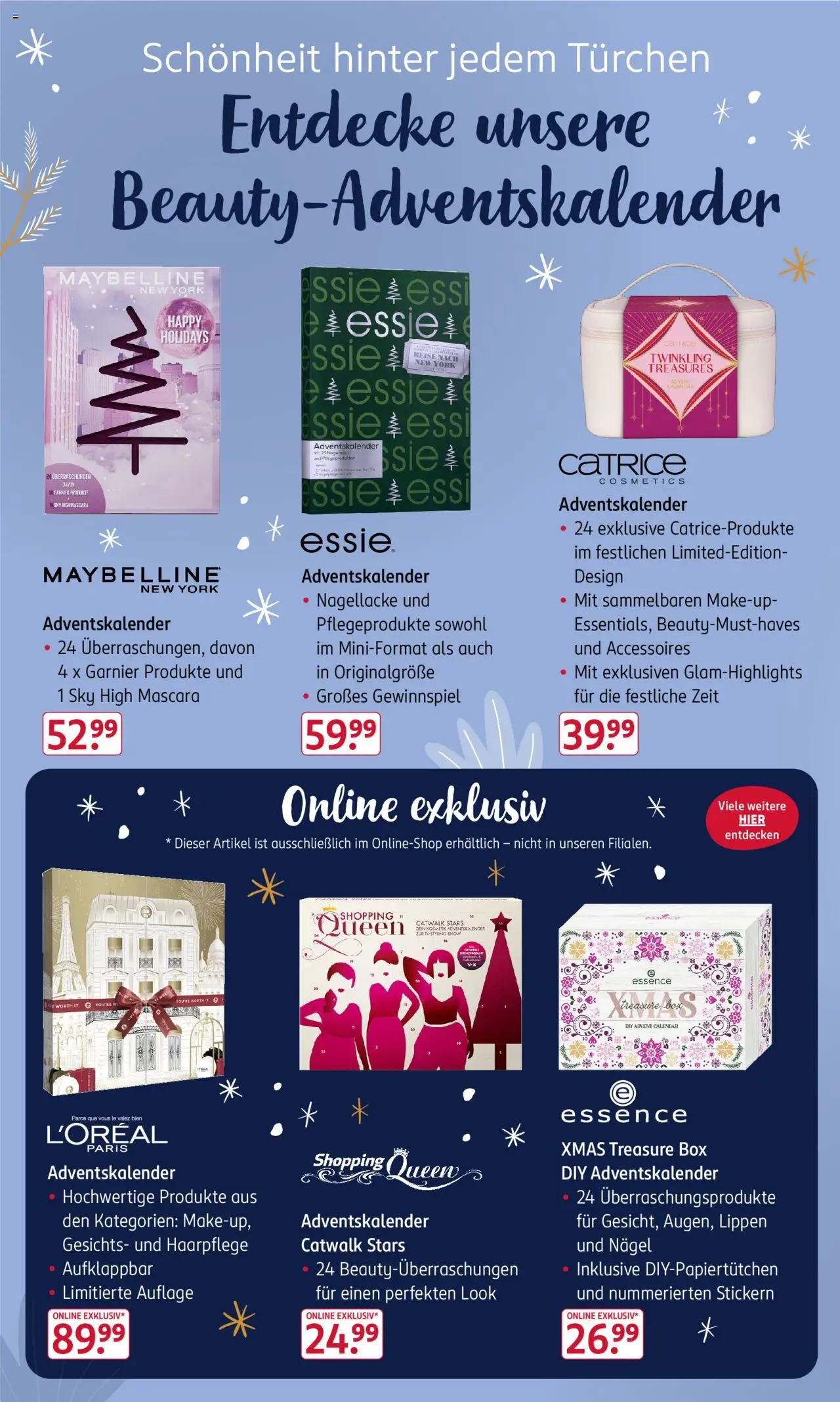 Rossmann  Adventskalender – gültig ab 15.09.2025 | Seite: 2 | Produkte: Box, Mascara