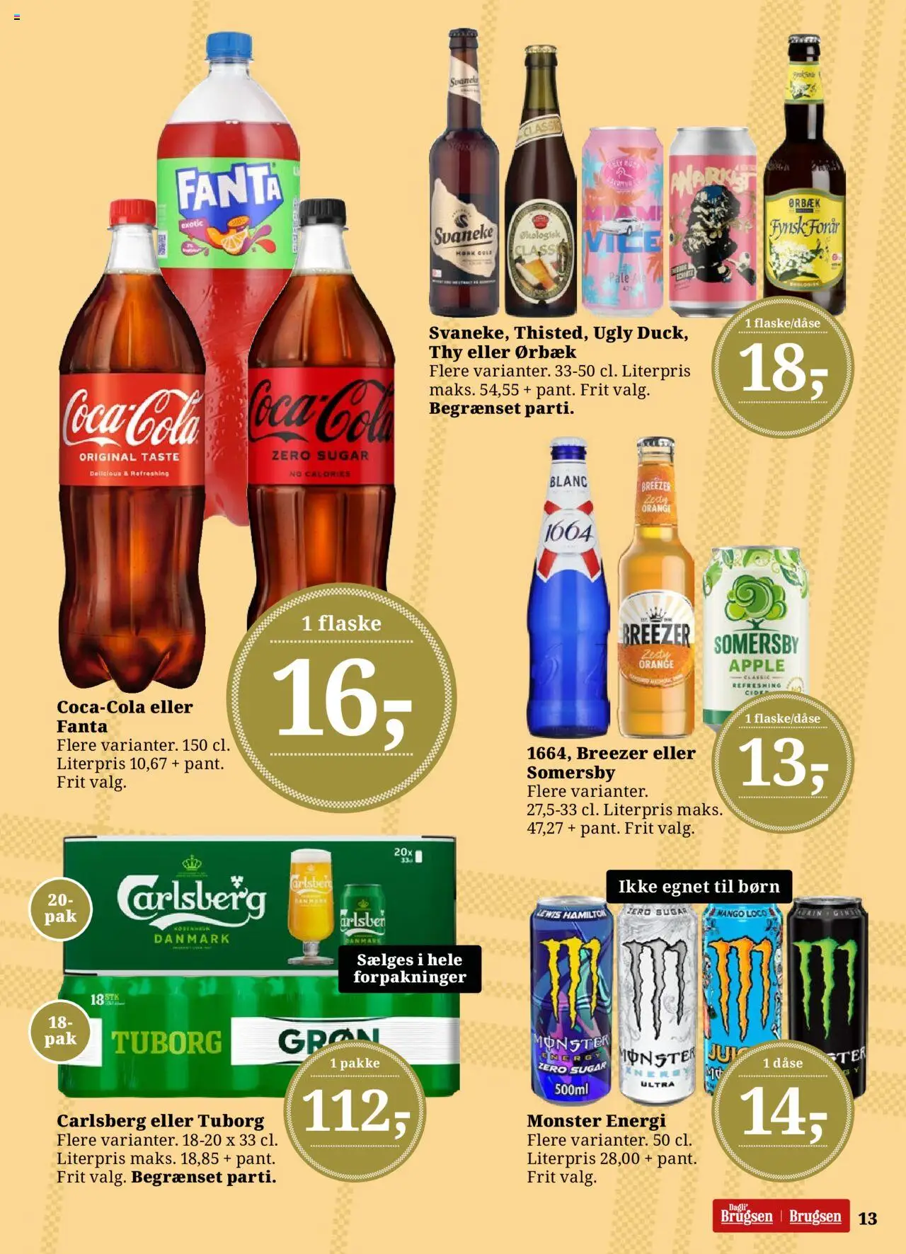 Dagli'Brugsen Tilbudsavis gyldig fra 04.07.2025 | Side: 14 | Produkter: Mango, Coca Cola, Cider, Fanta