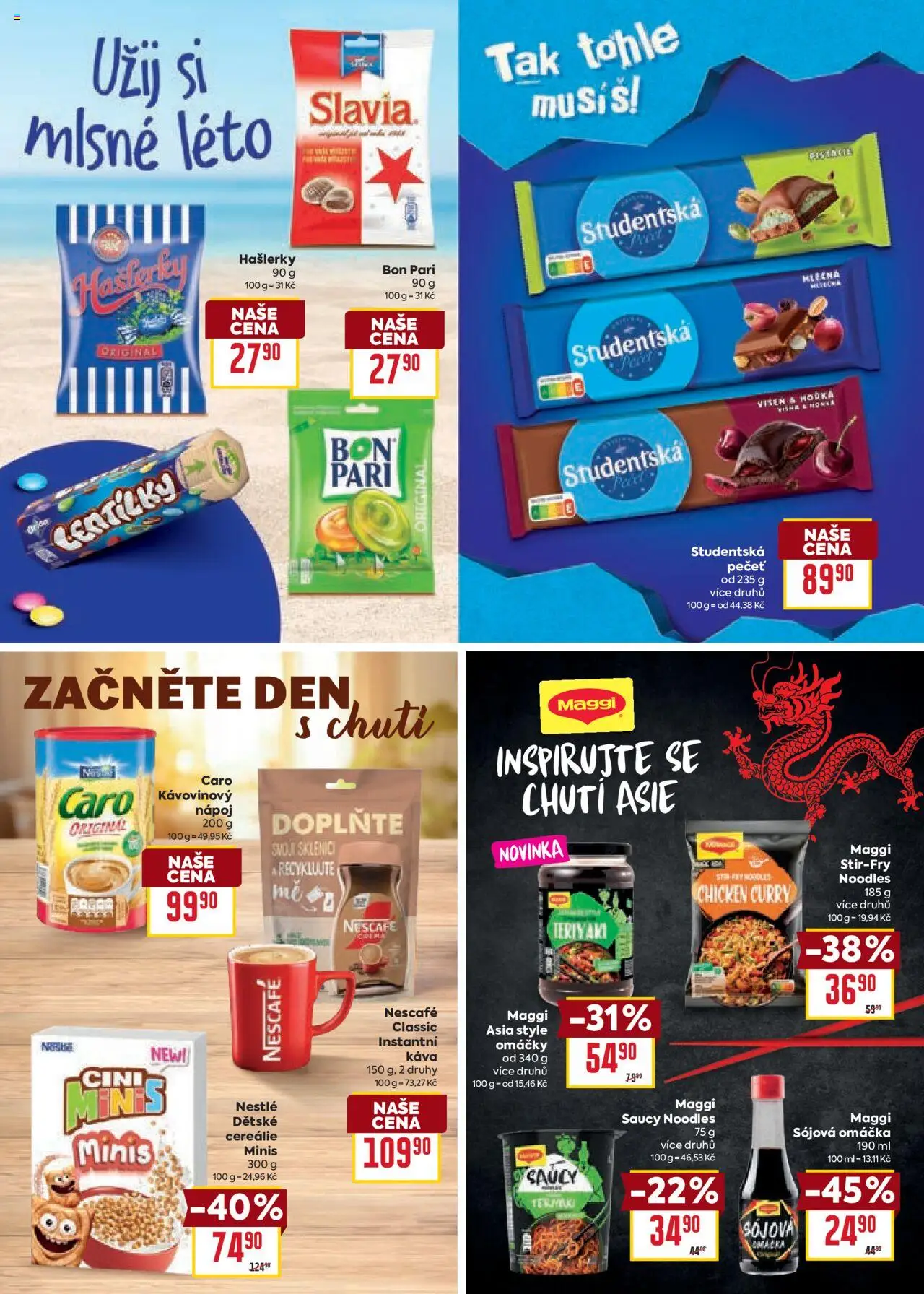 Billa leták - Partneři od 13.08.2025 | Strana: 17 | Produkty: Káva, Instantní káva, Sójová omáčka, Caro