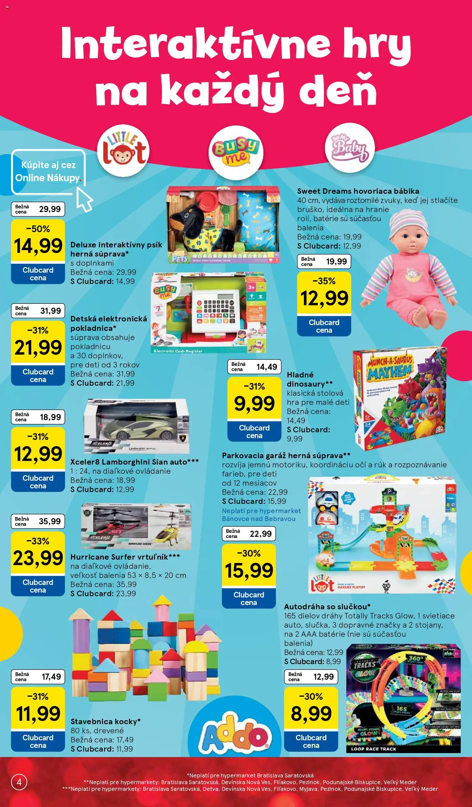 Nové Tesco akcie – leták je platný od 27.10.2025 | Strana: 4 | Produkty: Hra
