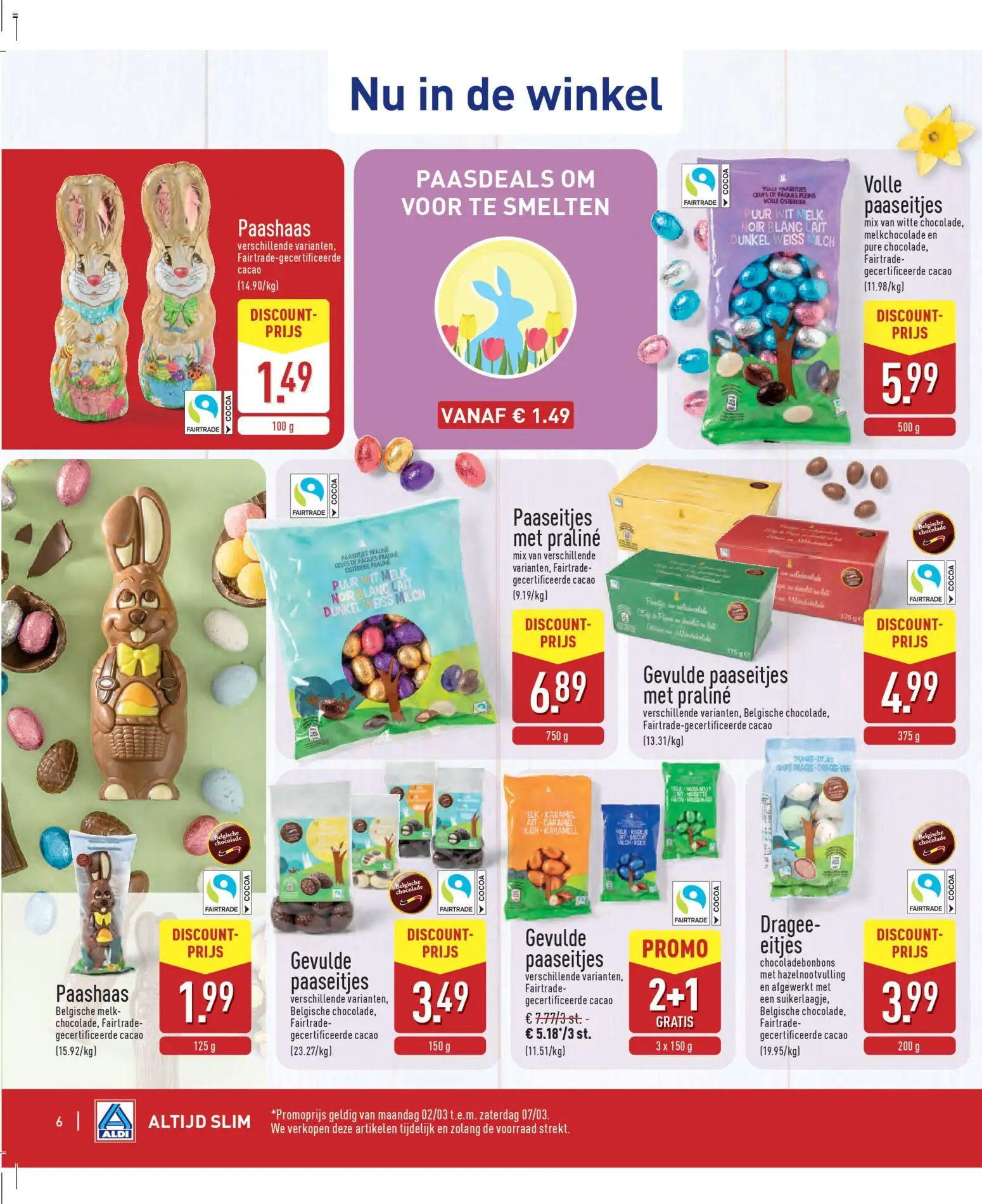 {H1} | Pagina: 6 | Producten: Melk, Chocolade