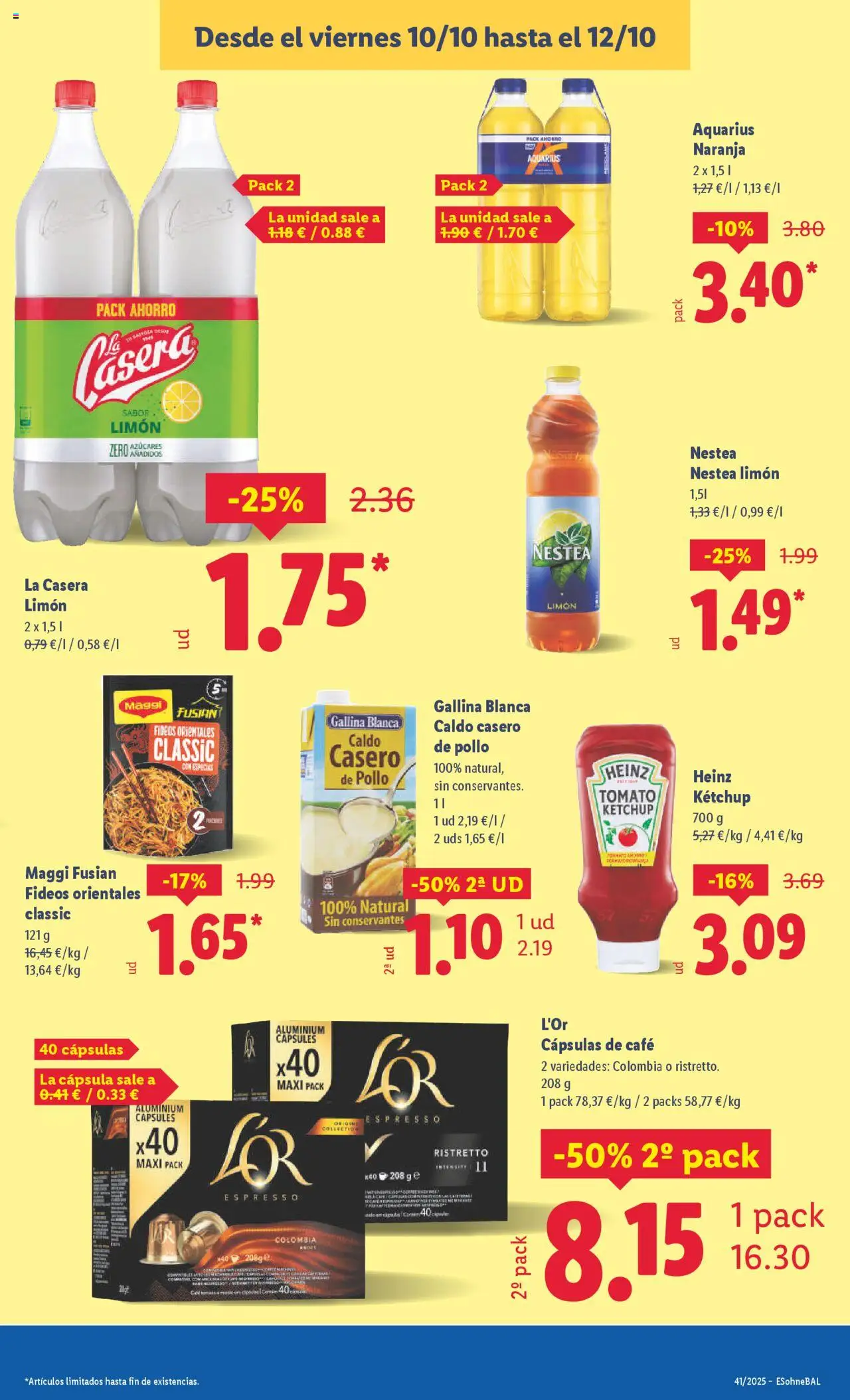 Lidl catálogo MAD │ válido desde el 06.10.2025 | Página: 29 | Productos: Café, Fideos