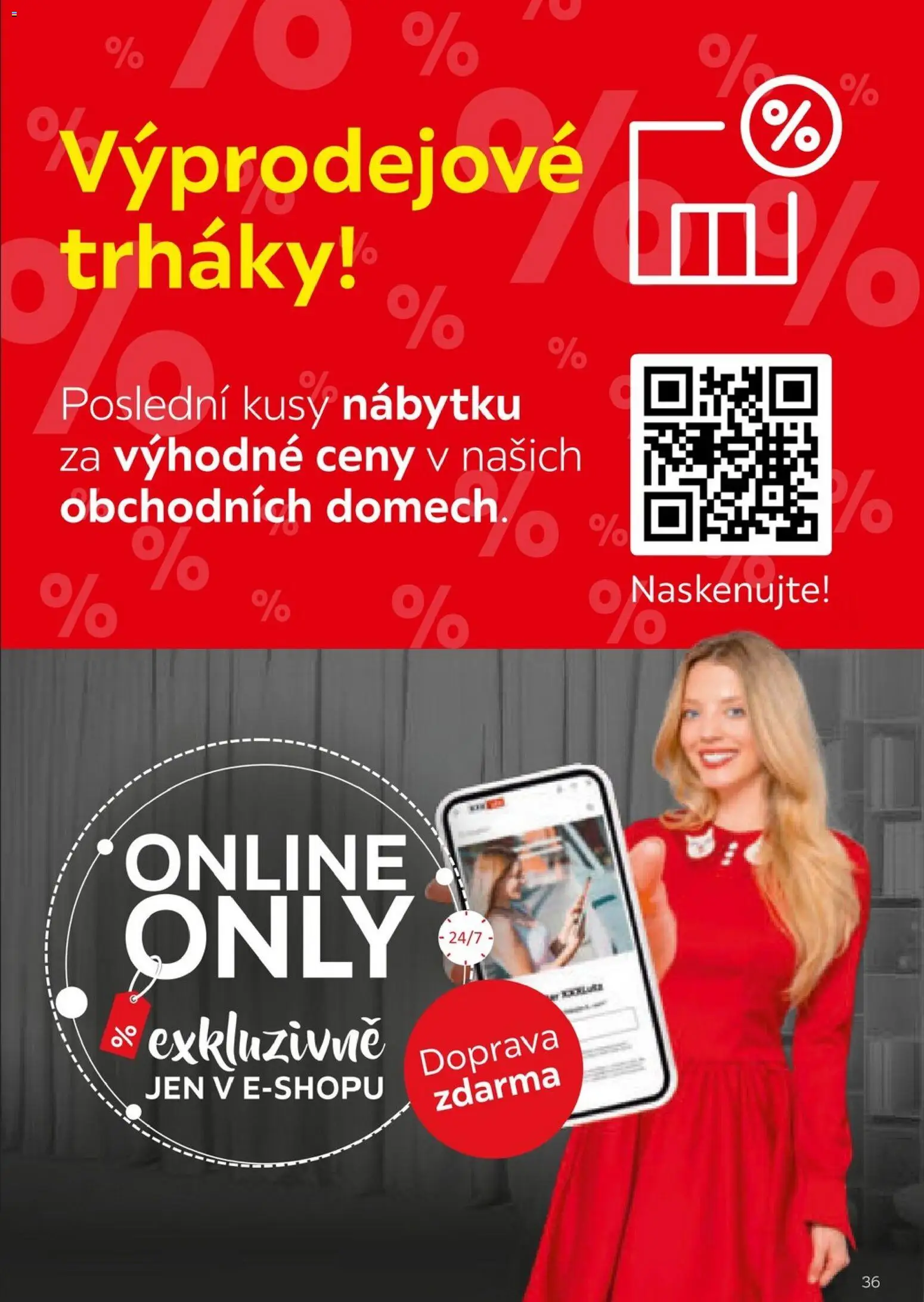 XXXLutz leták - Být věrným zákazníkem se vyplatí od 01.02.2026 | Strana: 36