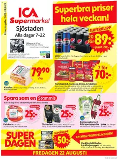 ICA Supermarket - Stockholm - Förhandsvisning av reklamblad från butik ICA Supermarket aktuell från 18.08.2025