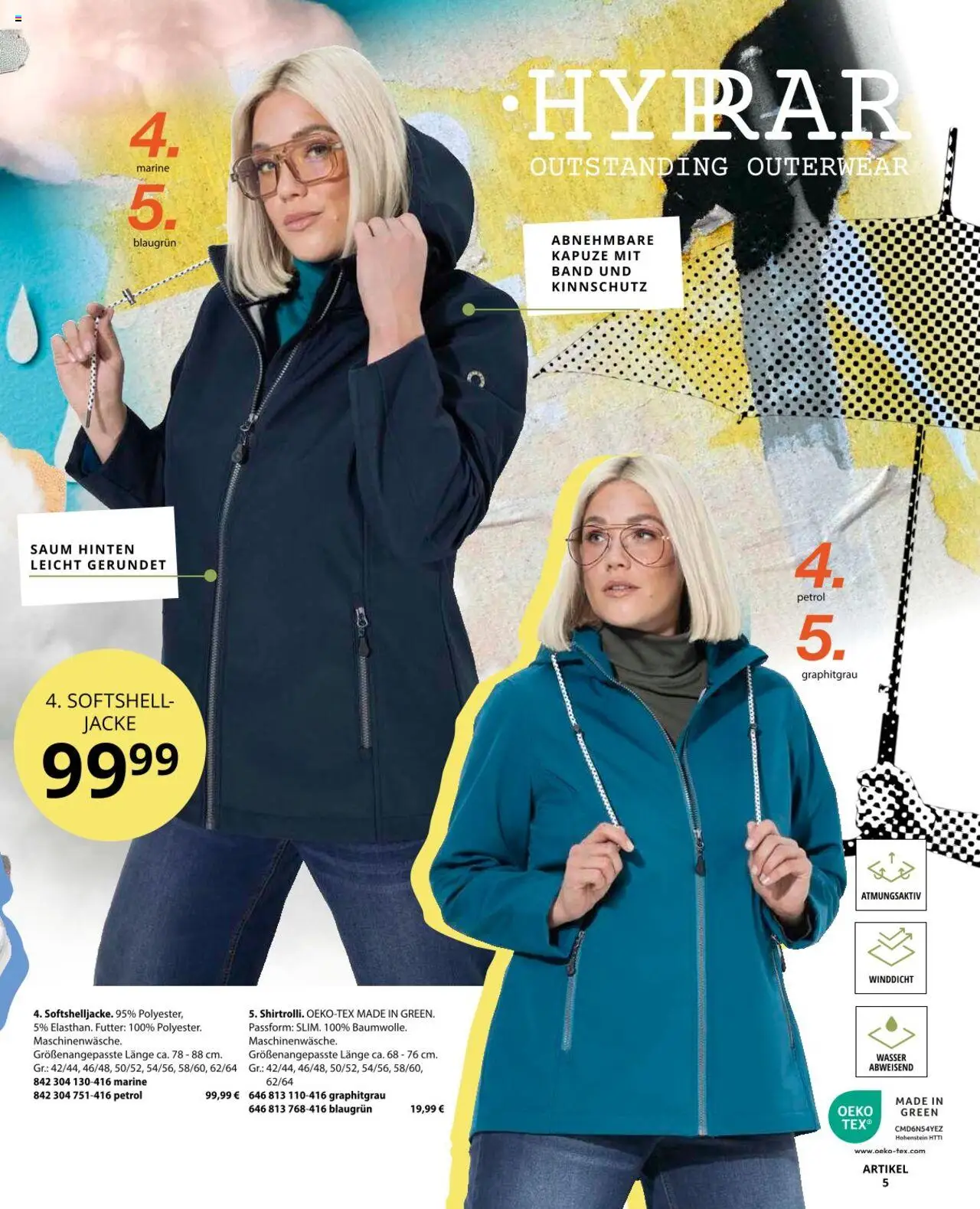 Ulla Popken Prospekt 	 - gültig ab dem 01.08.2025 | Seite: 15 | Produkte: Wasser, Jacke