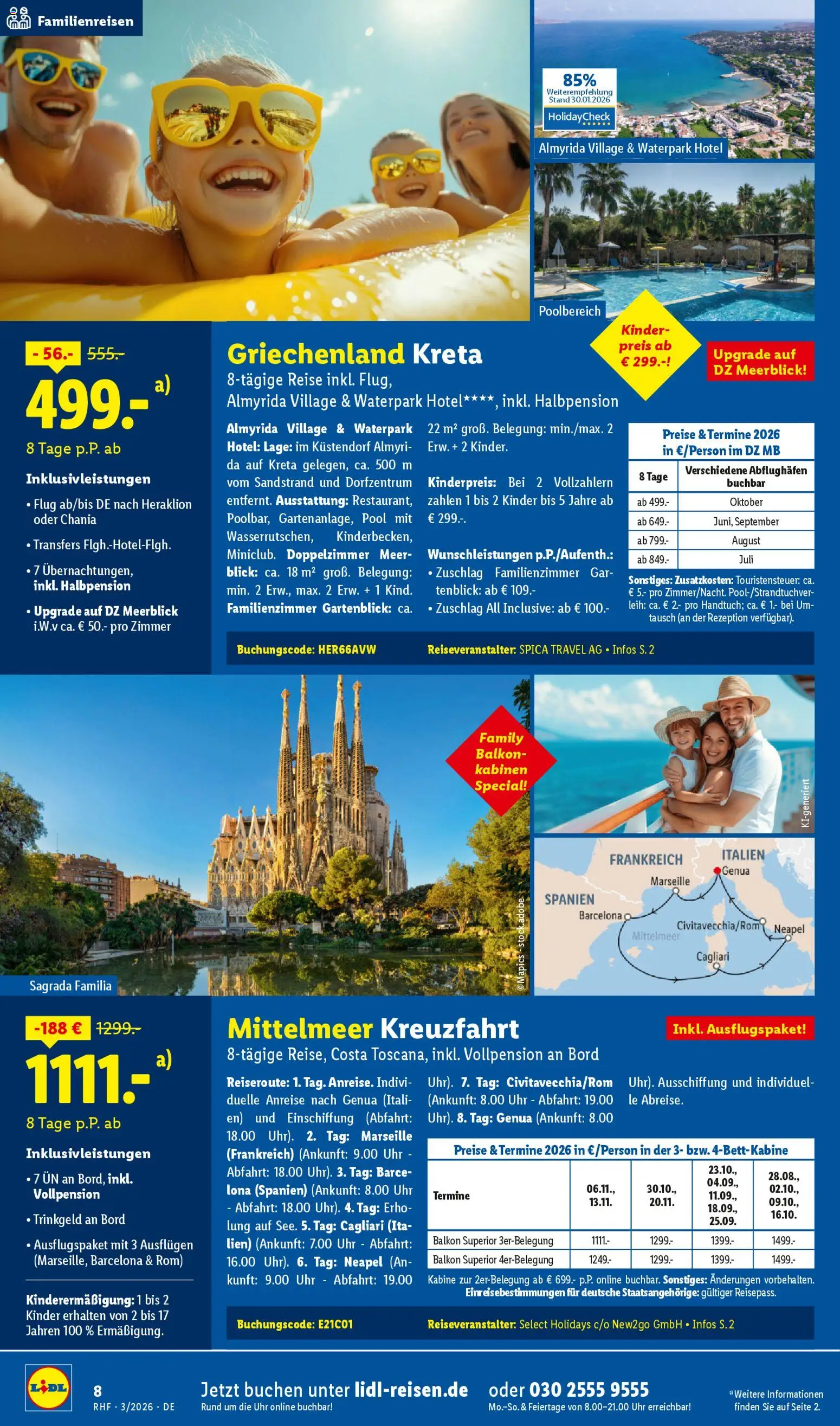 Lidl Reisen Prospekt 	 – gültig ab 28.02.2026 | Seite: 8 | Produkte: Uhr