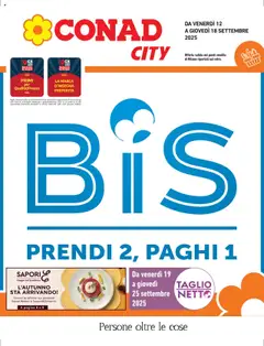 Anteprima del volantino Conad City Lombardia catalogo valido a partire dal 12.09.2025