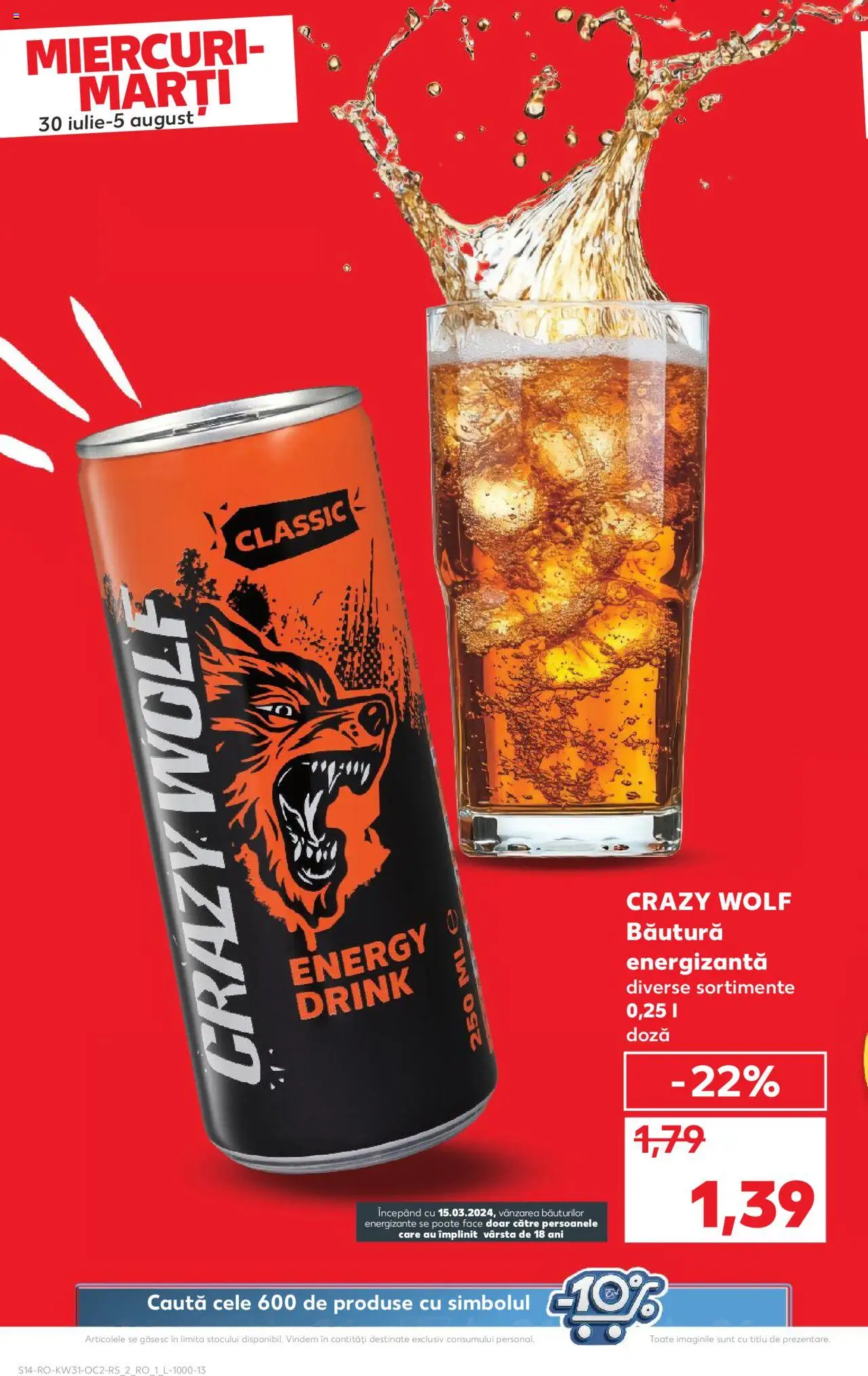 Kaufland RO akciós ujság - amely érvényes a következő dátumtól: 30.07.2025 | Oldal: 14