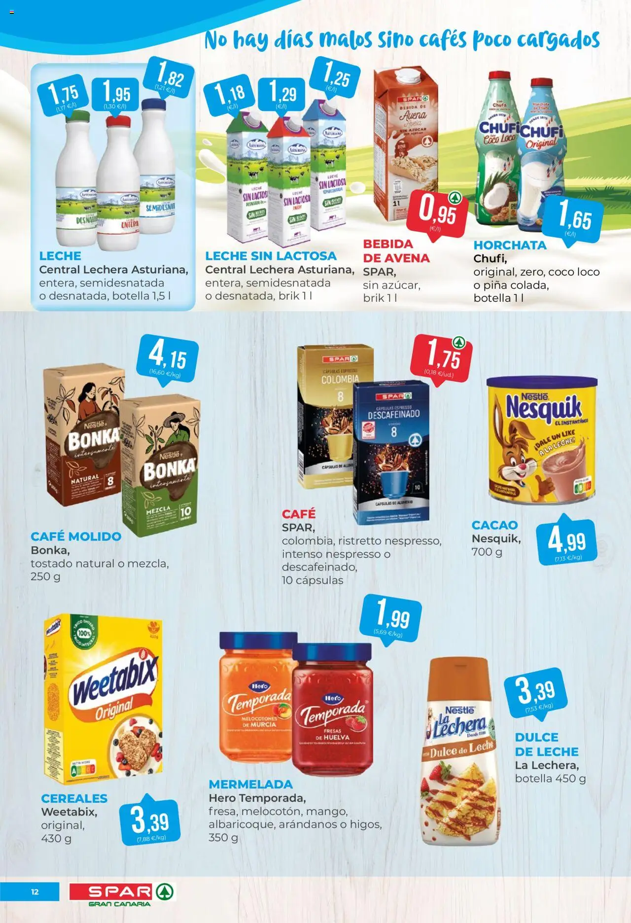 Spar folleto │ válido desde el 08.08.2025 | Página: 12 | Productos: Leche, Τυρόπιτα, Fresas, Φρυγανιές σικάλεως