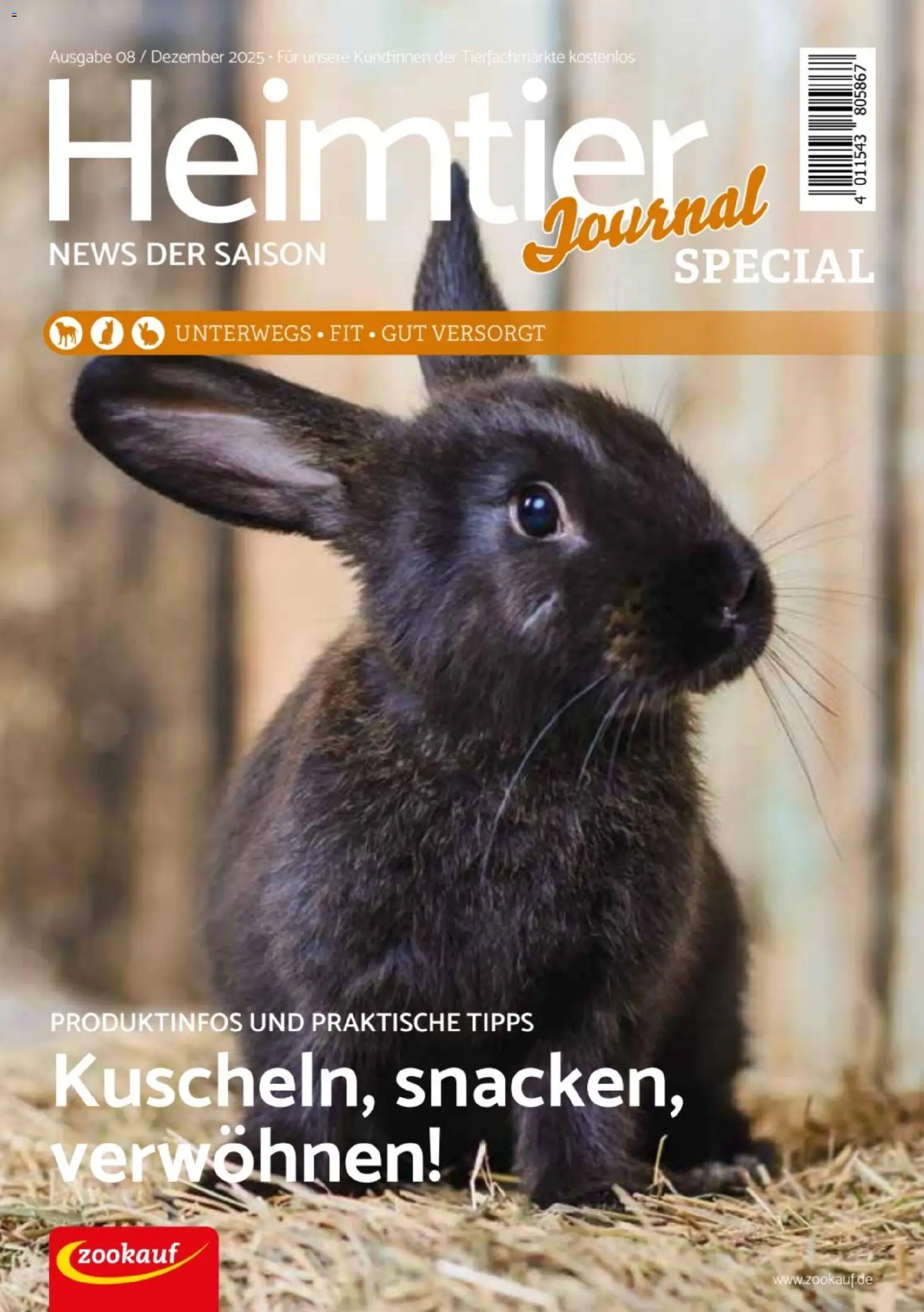 zookauf  Heimtier Journal Special – gültig ab 01.12.2025 | Seite: 1