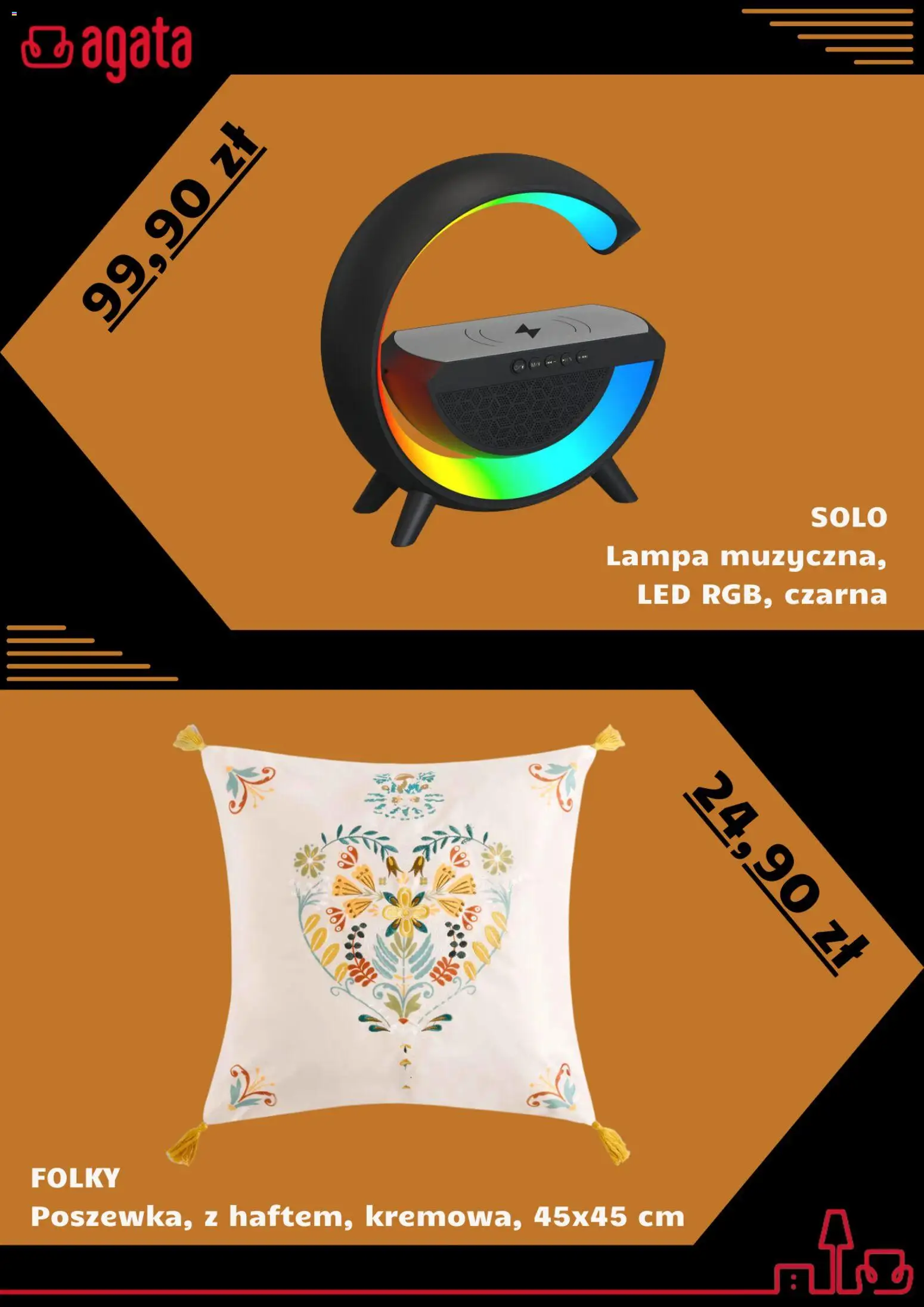 Salony Agata Gazetka - Cyber Monday od 30.11.2025 | Strona: 7 | Produkty: Lampa