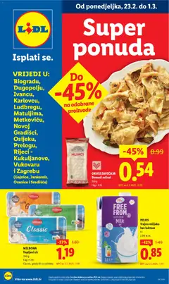 Lidl - Super ponuda - Pregled kataloga iz trgovine Lidl, vrijedi od 23.02.2026