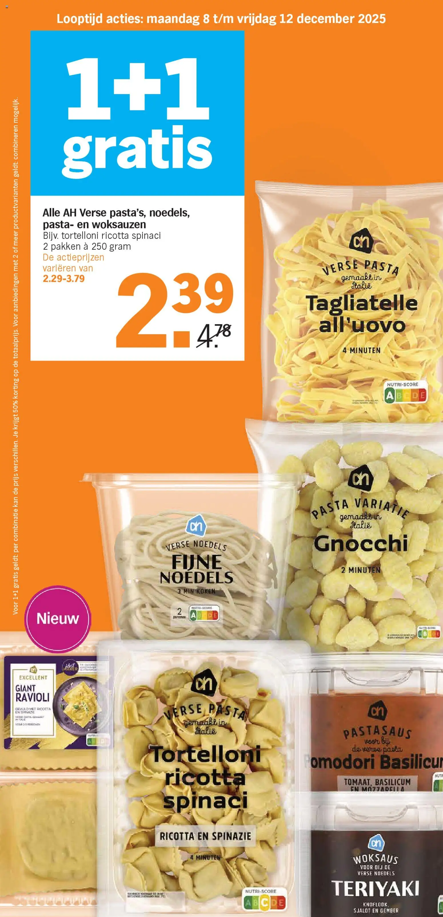 {H1} | Pagina: 2 | Producten: Spinazie, Pasta, Ricotta, Gember