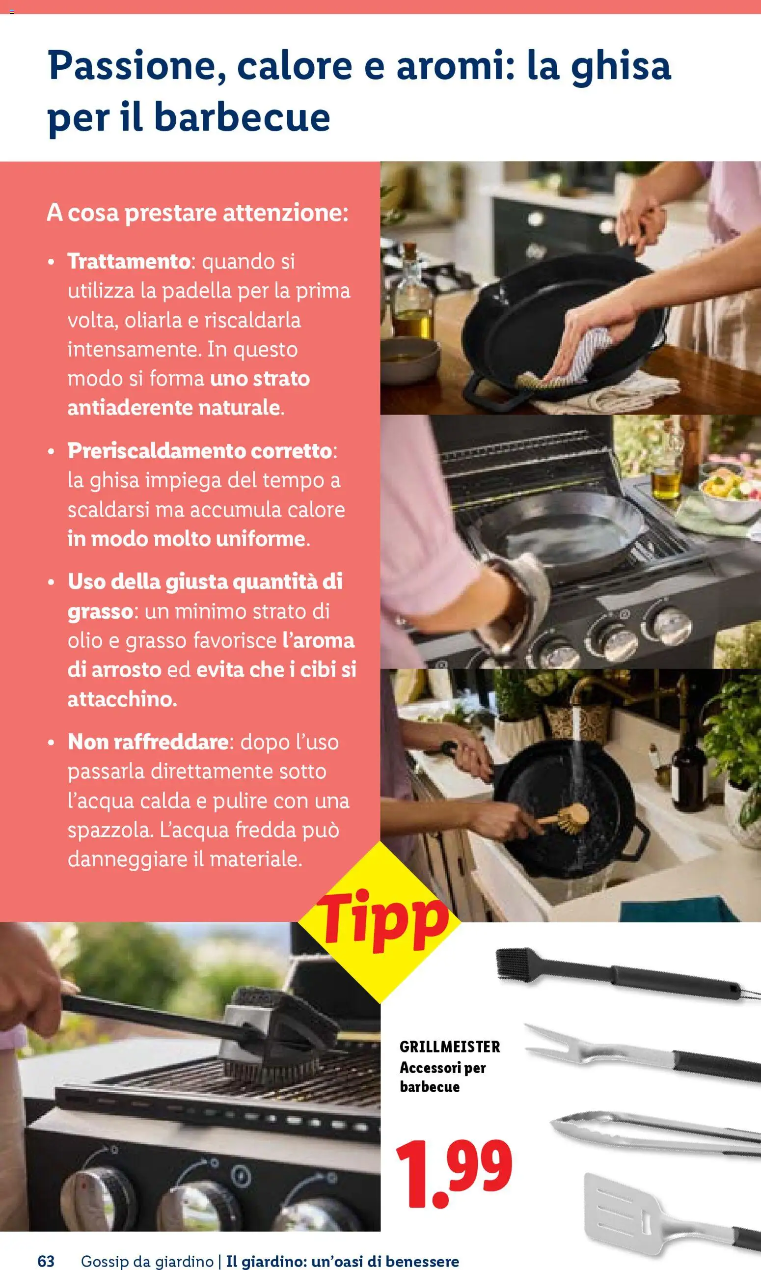 Volantino Lidl del 23.04.2026 | Pagina: 63 | Prodotti: Arrosto, Barbecue, Olio, Padella