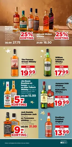 Jim Beam Bourbon en honey en Glen Talloch Whisky, Fles 70 cl en Glen Talloch Whisky Fles 100 cl Prijsvoorbeeld: Glen Talloch Whisky - Voorbeeld van een folder van Plus, geldig van 27.12.2025 | Pagina: 15