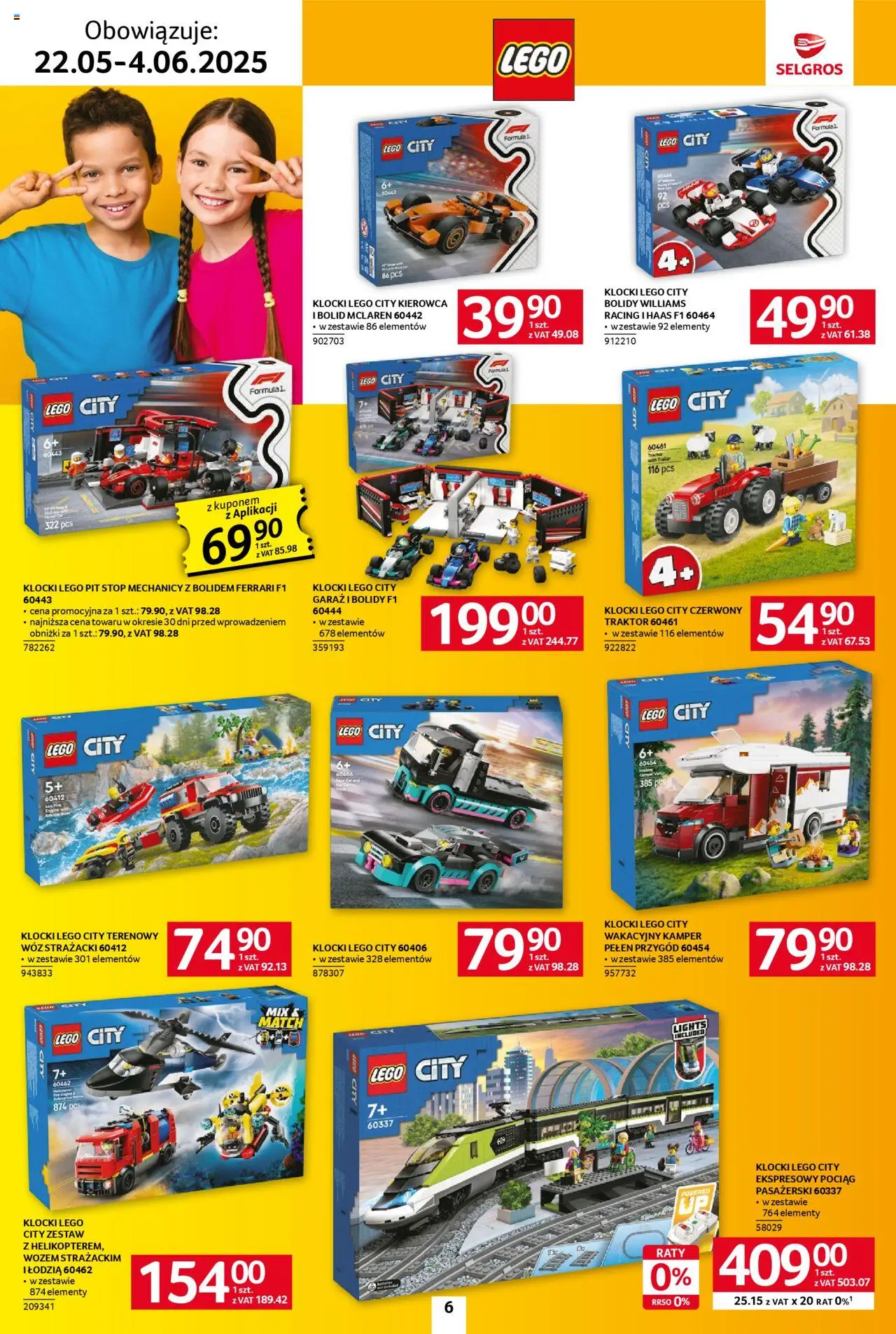 Selgros cash&carry Gazetka - Dzień Dziecka od 22.05.2025 | Strona: 6 | Produkty: Lego, Klocki Lego