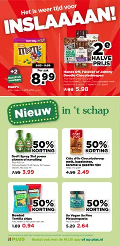  | Pagina: 18 | Producten: Chips, Fles, Chocoladereep, Tortilla