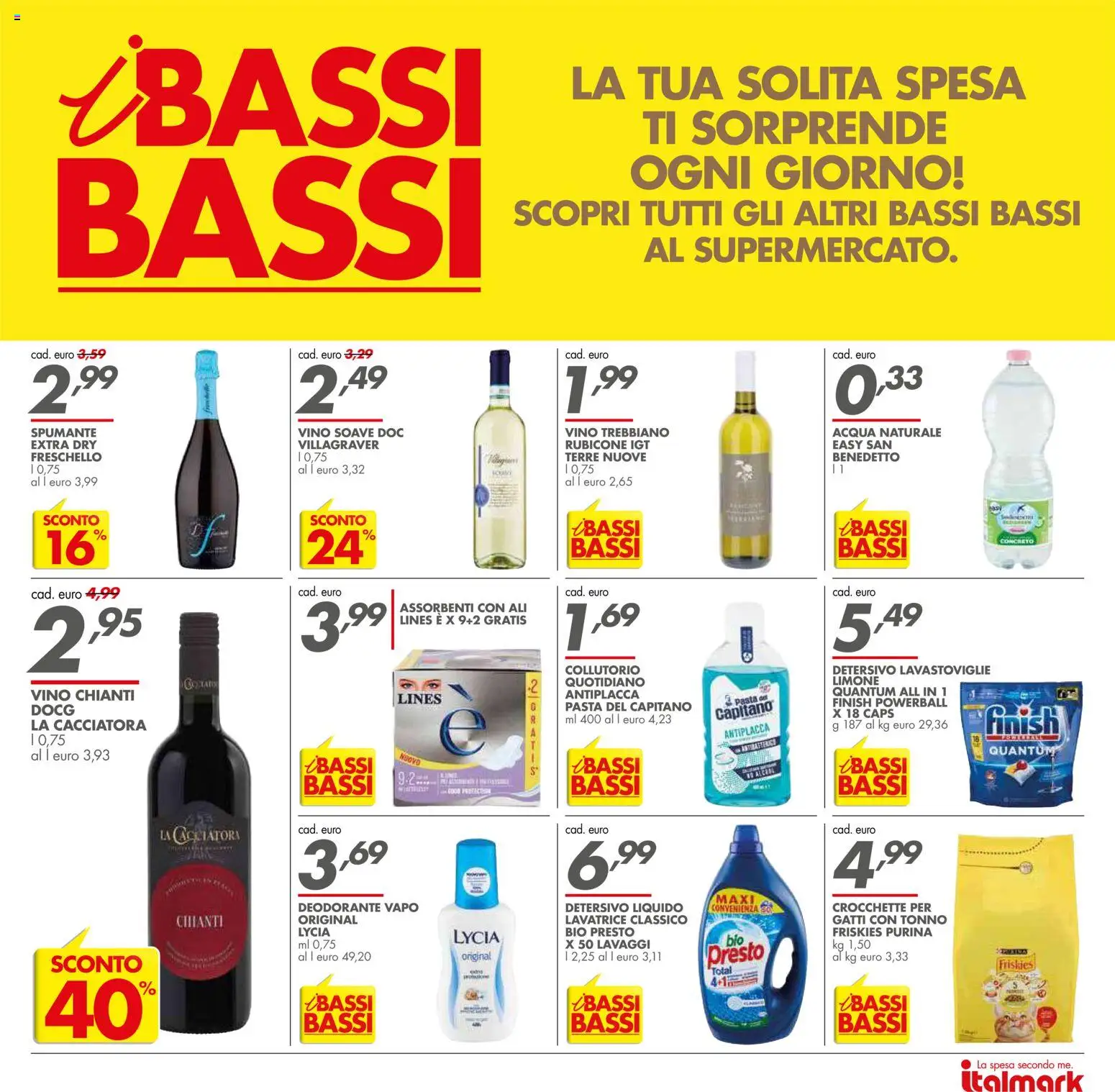 Volantino Italmark del 11.03.2026 | Pagina: 19 | Prodotti: Collutorio, Limone, Pasta, Lavatrice