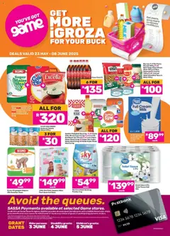 Game - Get More iGroza For Your Buck valid from 23.05.2025 | Page: 1 | Products: Mayonnaise, Milk, Oil, Pasta