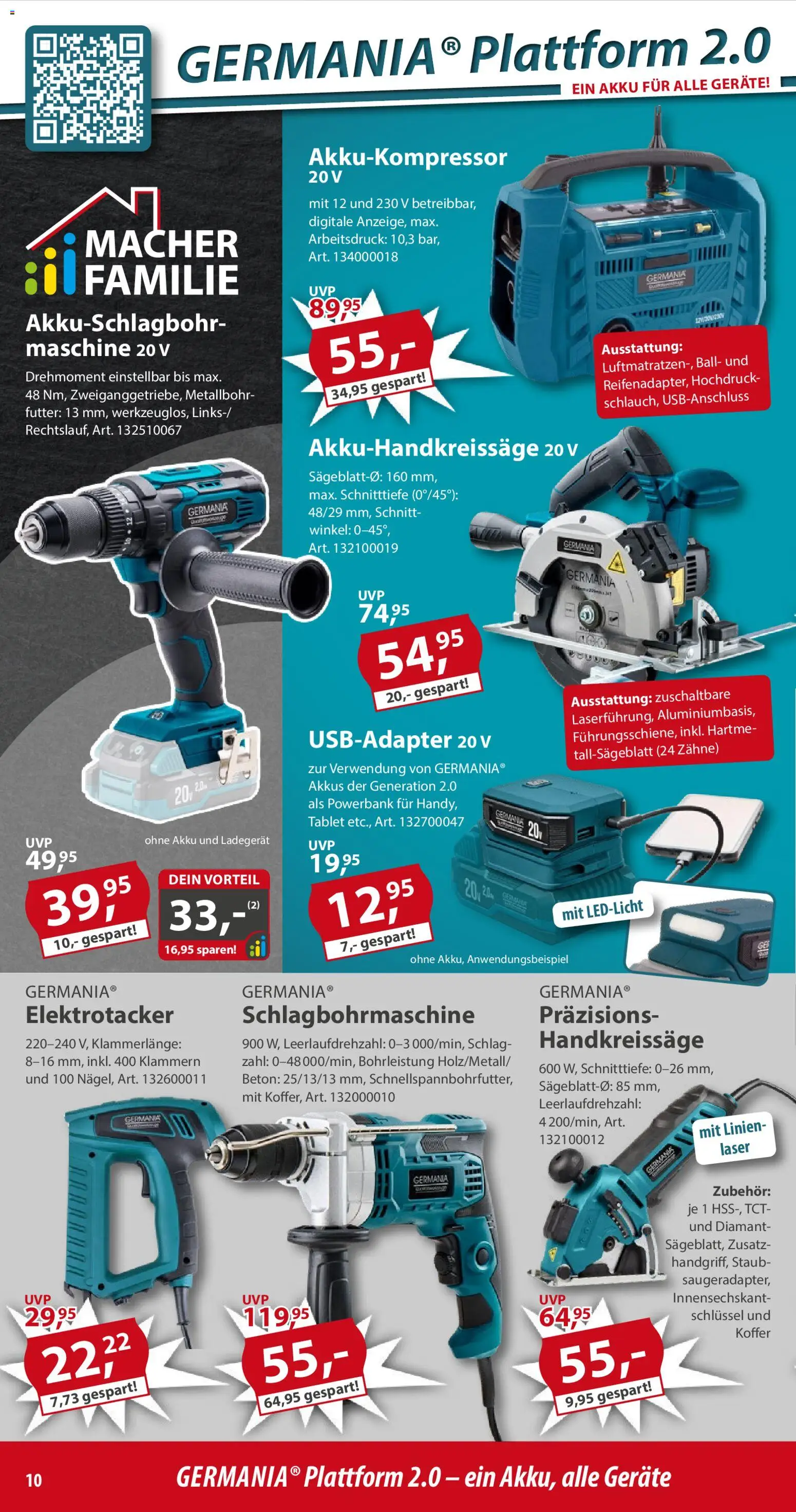 Sonderpreis Baumarkt Prospekt 	 – gültig ab 22.11.2025 | Seite: 10 | Produkte: Koffer, Ladegerät, Powerbank, Tablet