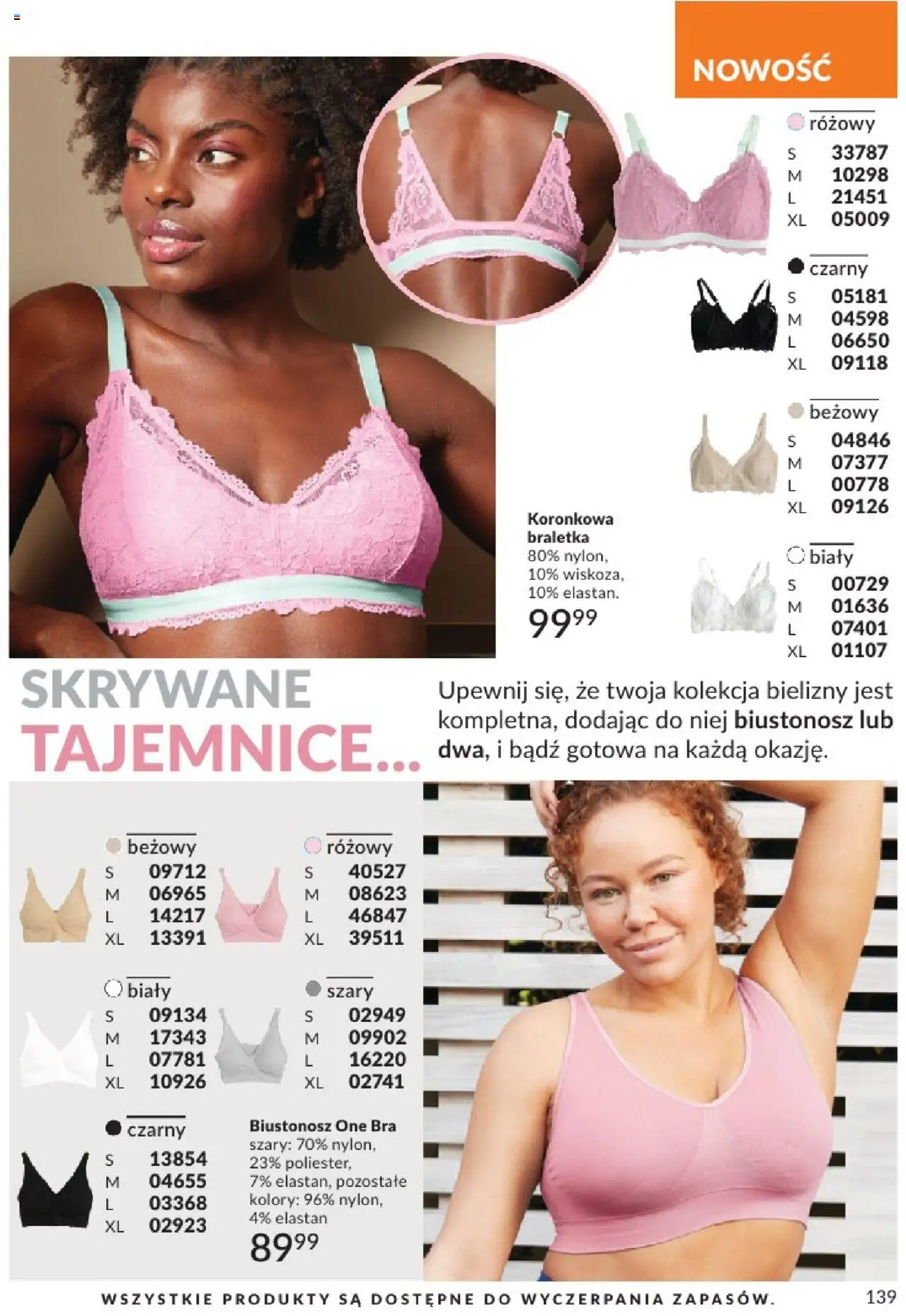 Avon Katalog 08 2025 od 01.08.2025 | Strona: 139 | Produkty: Braletka, Biustonosz