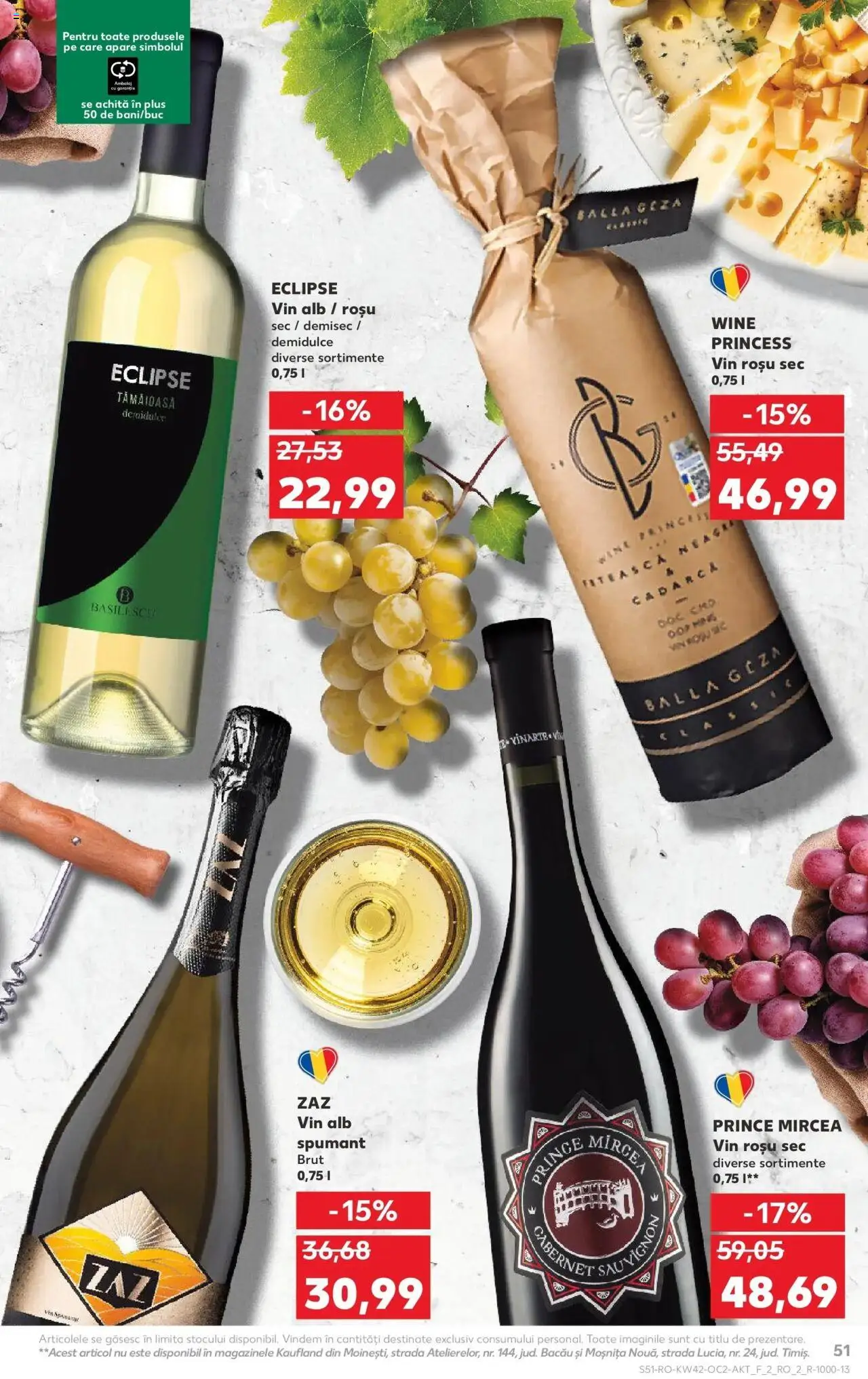 Noul catalog Kaufland – valabil de la 15.10.2025 | Pagină: 51 | Produse: Vin